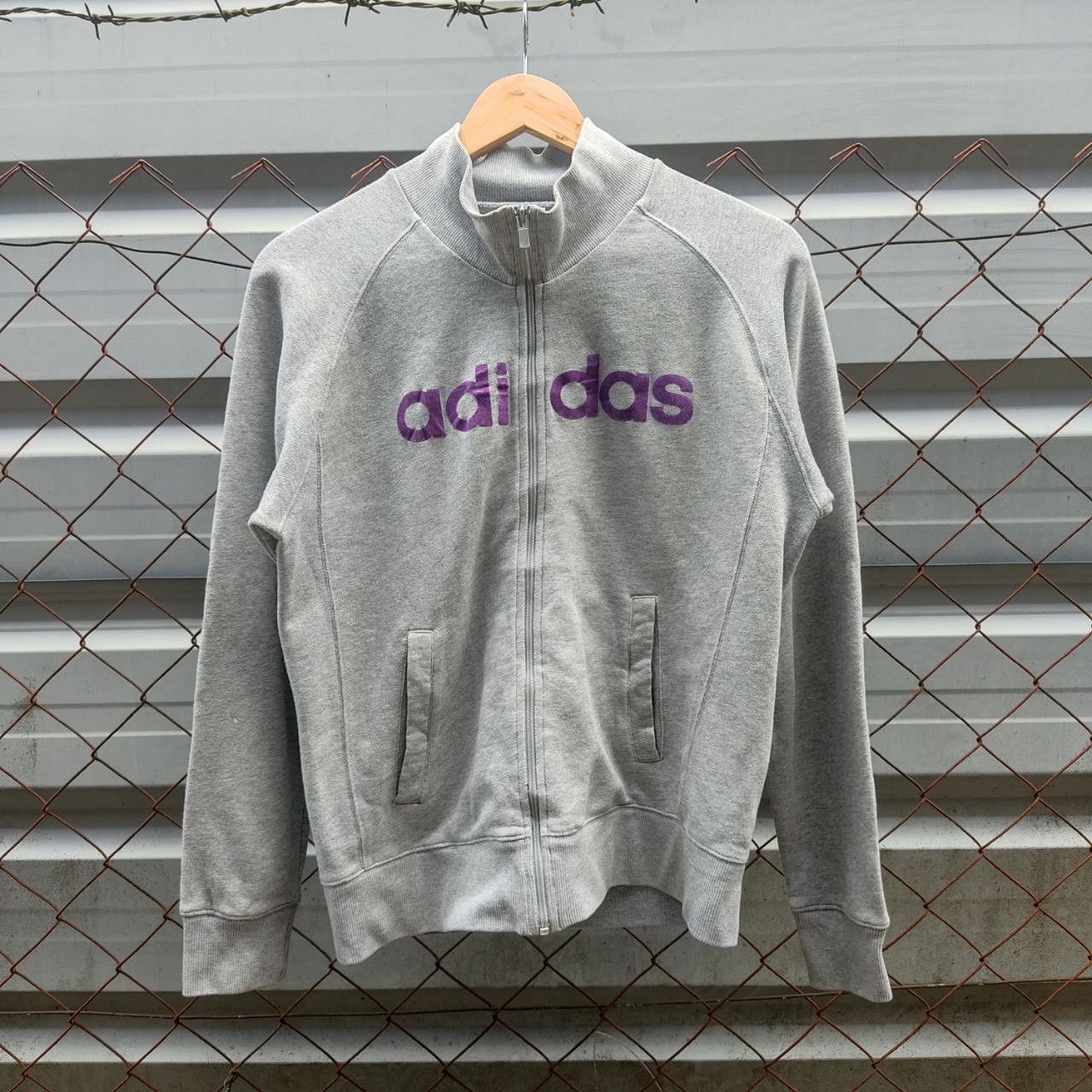 Adidas × Vintage Vintage 00s Adidas Sweat Track Jacket Size US S / EU 44-46 / 1 - 1 Thumbnail