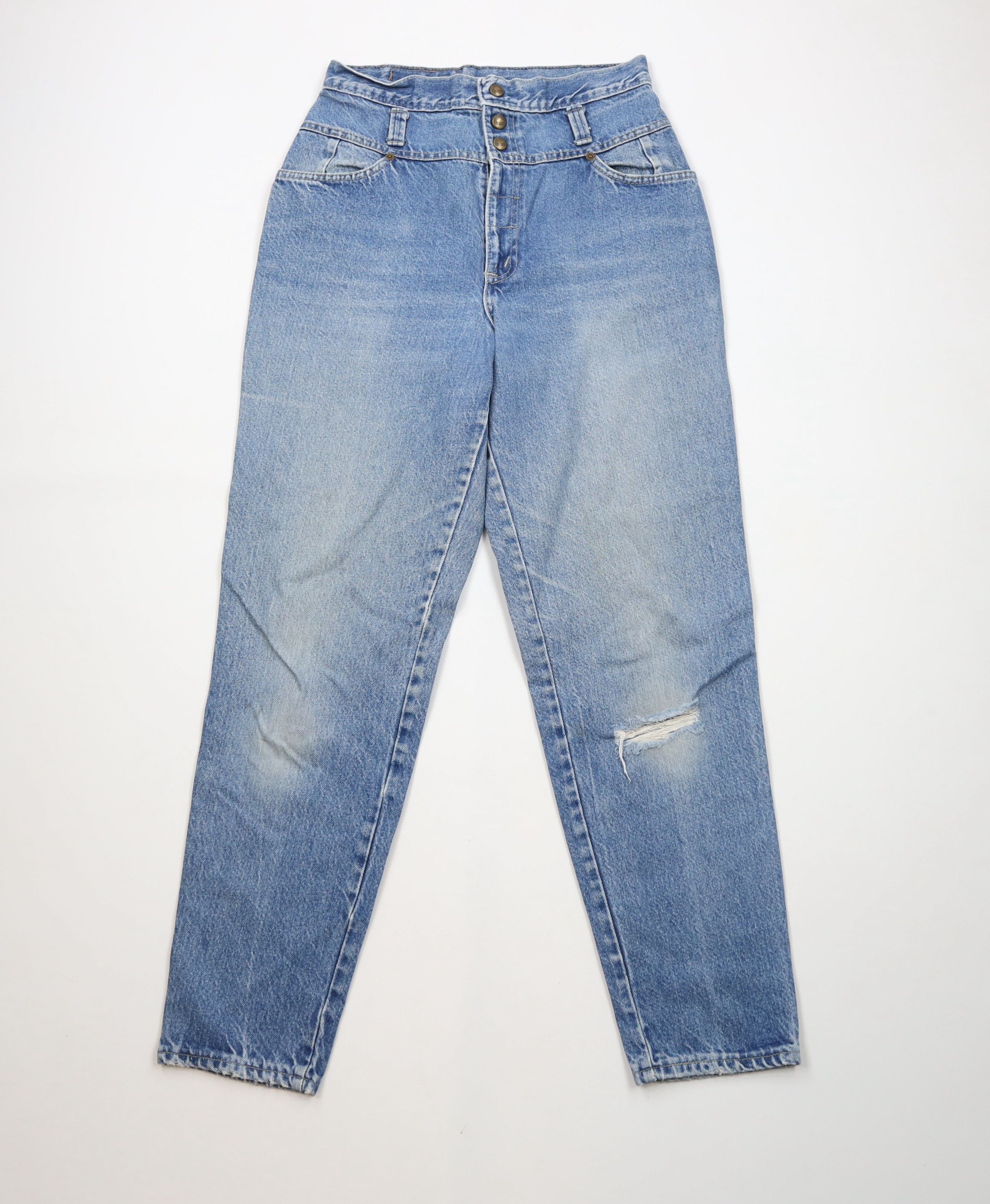 Vintage Vintage 90s Streetwear Tapered Leg Denim Jeans USA Size 34" / US 12 / IT 48 - 1 Thumbnail