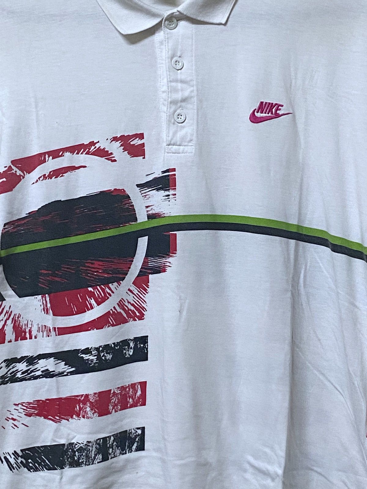 Nike × Vintage Vintage 90s NIKE Challenge Court Andre Agassi Tennis Player Size US XL / EU 56 / 4 - 3 Thumbnail