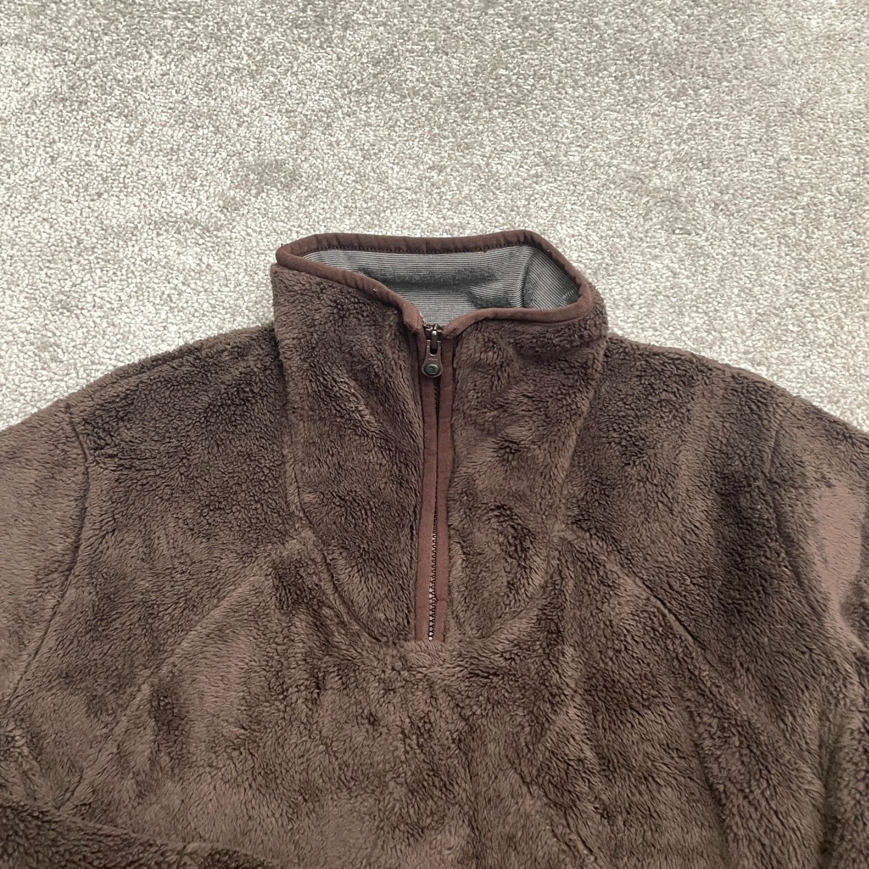 The North Face The North Face Osito Jacket Women S Brown 1/4 Zip Pockets Fleece Mid-Length Cozy Outdoor Size S / US 4 / IT 40 - 3 Thumbnail