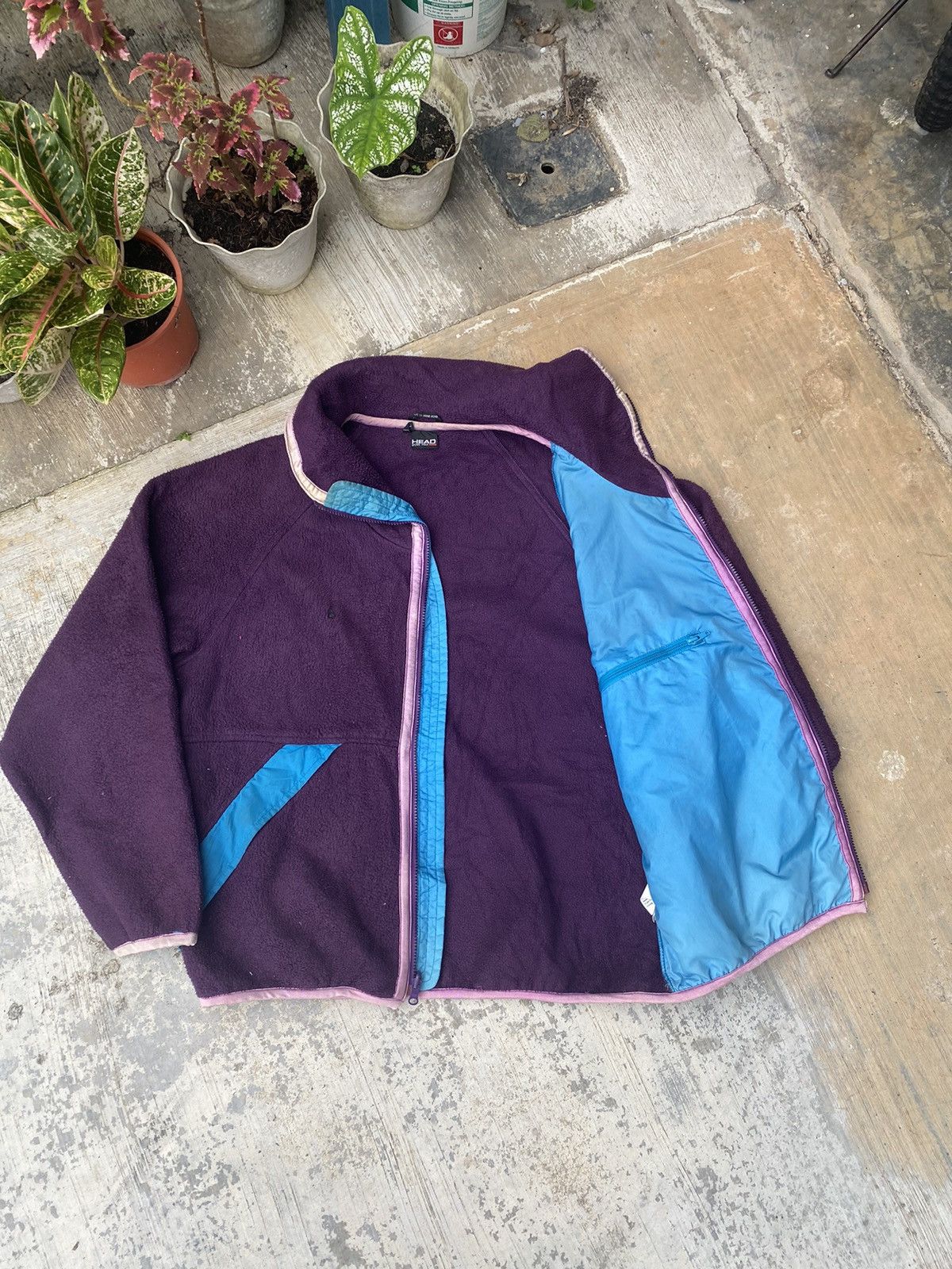Japanese Brand AW HEAD Sport Wear Fleece Jacket Size US L / EU 52-54 / 3 - 3 Thumbnail