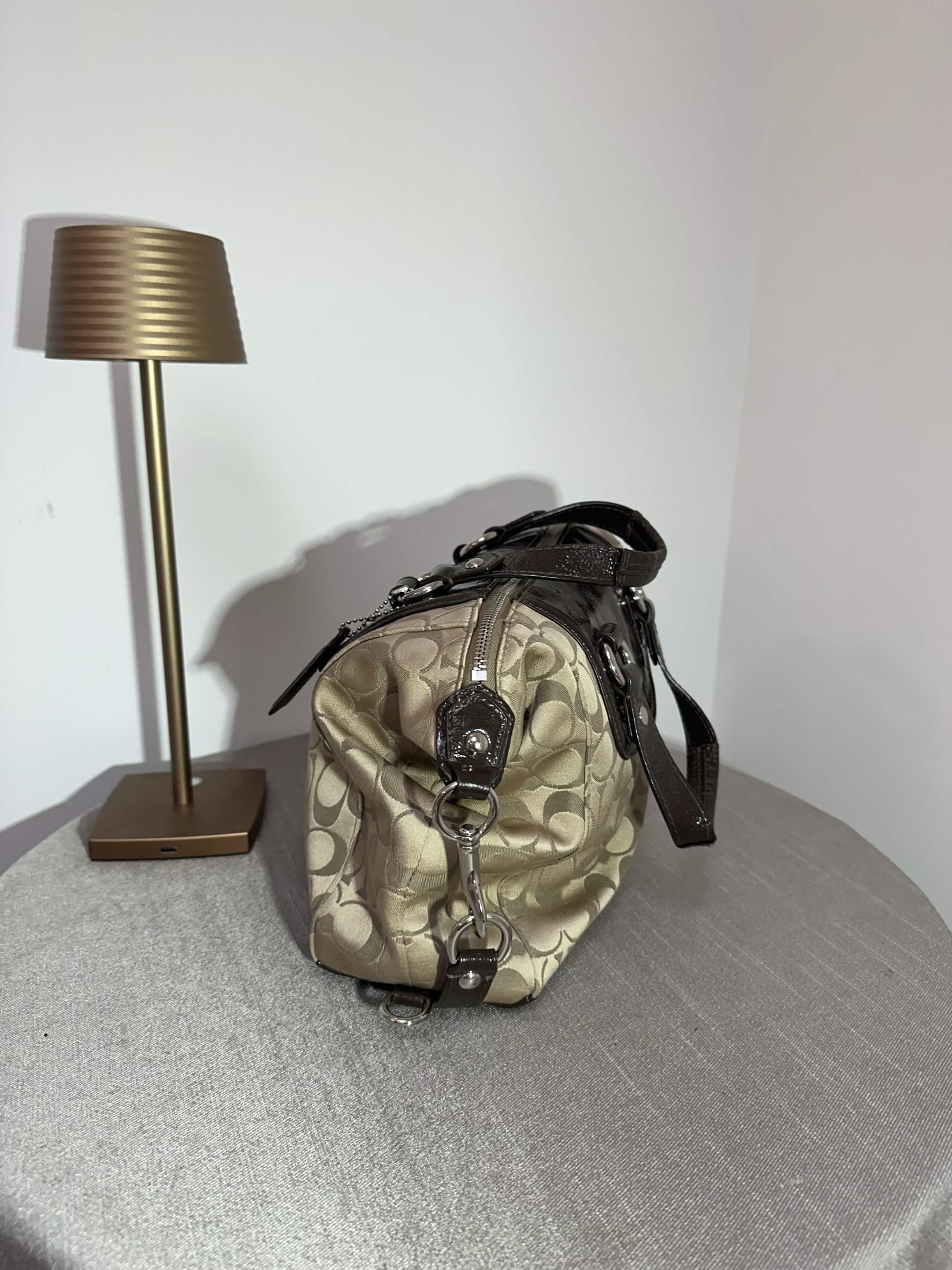 Coach Coach Ashley Signature Sateen Satchel Size ONE SIZE - 4 Thumbnail