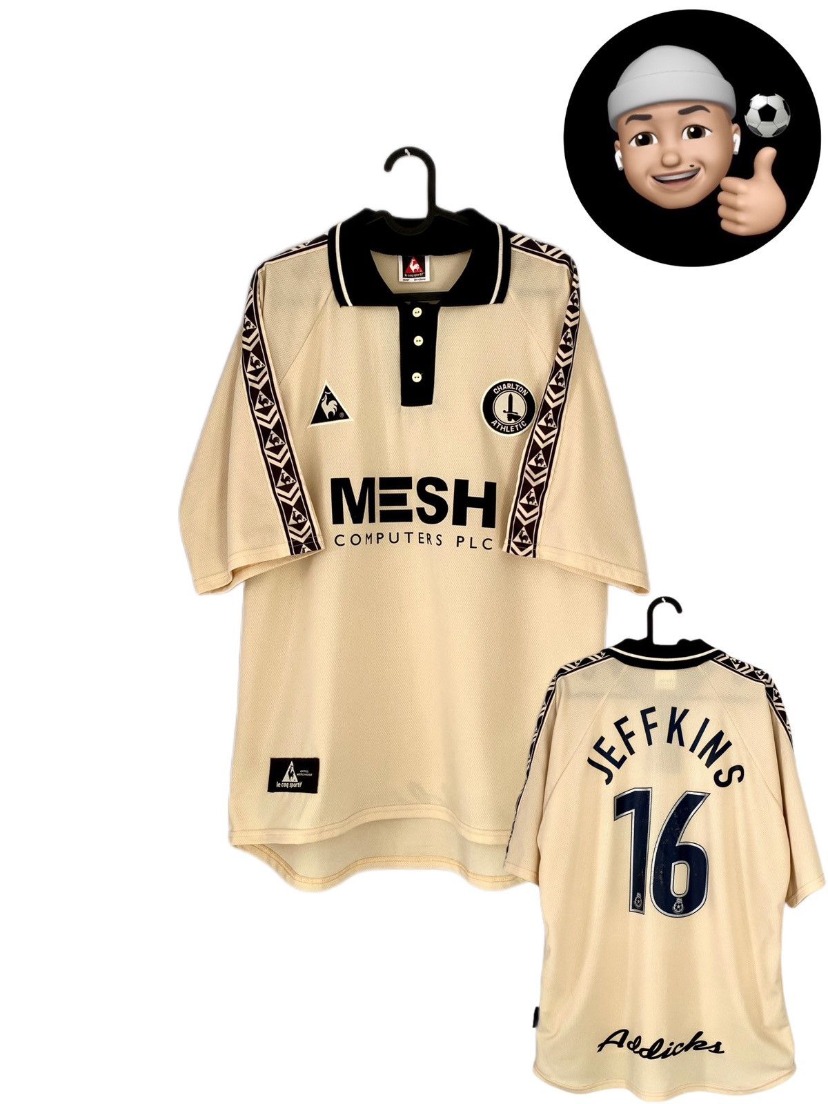 Le Coq Sportif × Vintage 1998 2000 Charlton Athletic Le coq Sportif Soccer Jersey Tee Size US L / EU 52-54 / 3 - 1 Thumbnail