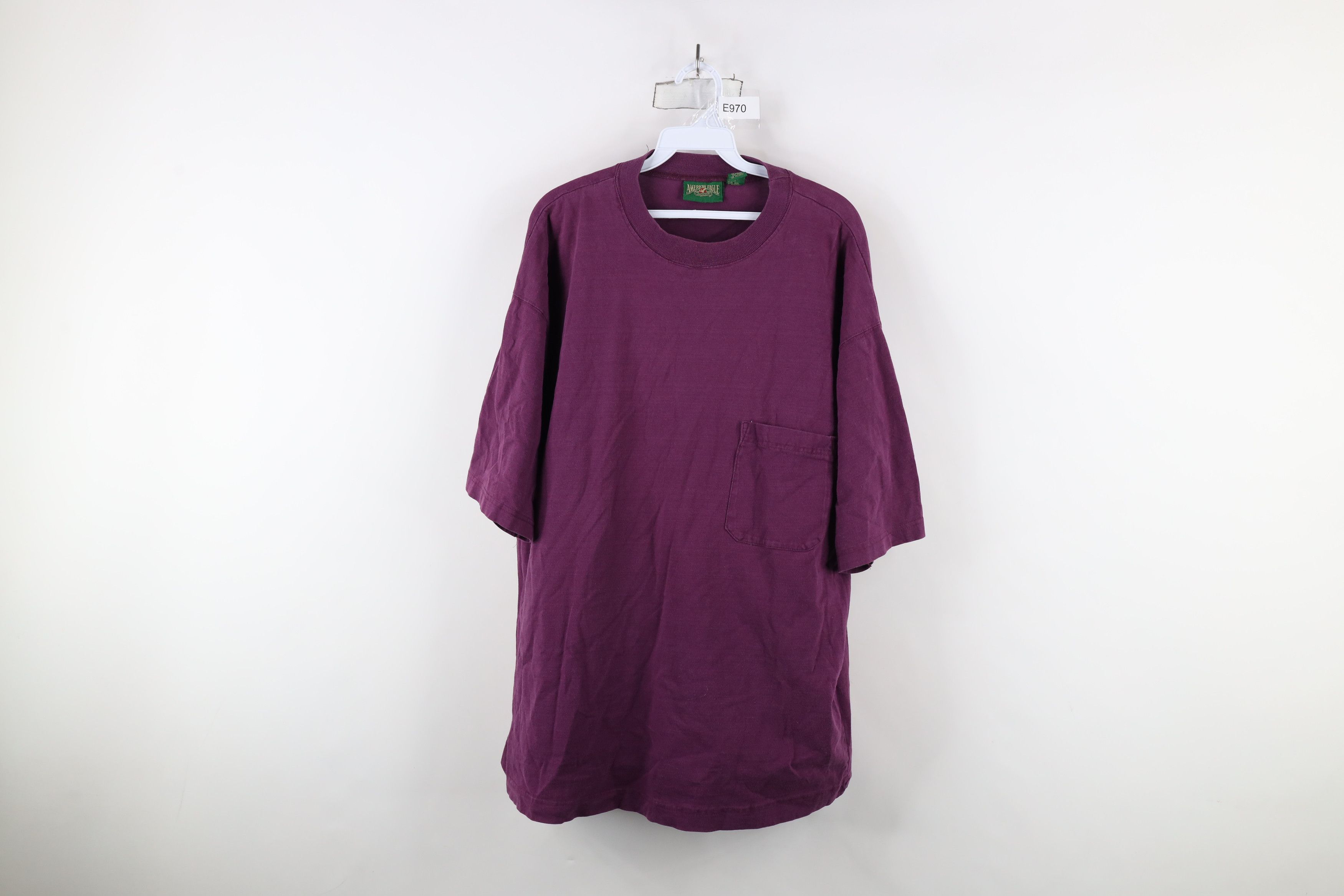 American Eagle Outfitters × Vintage Vintage 90s American Eagle Outfitters Fit Cotton T-Shirt Size US L / EU 52-54 / 3 - 1 Thumbnail