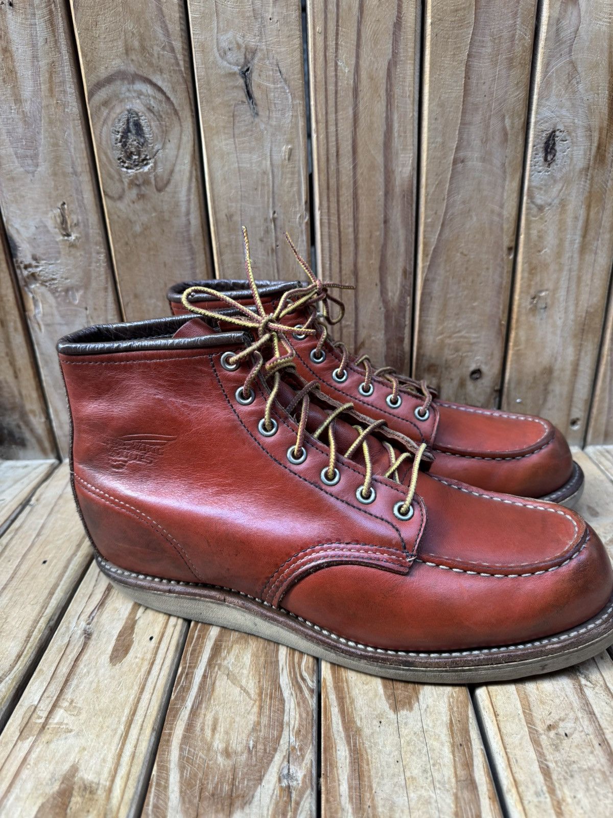 Red Wing Red Wing Heritage 8131 Moc Toe Brown Boots USA 9 E UK 8 Size US 9 / EU 42 - 7 Thumbnail