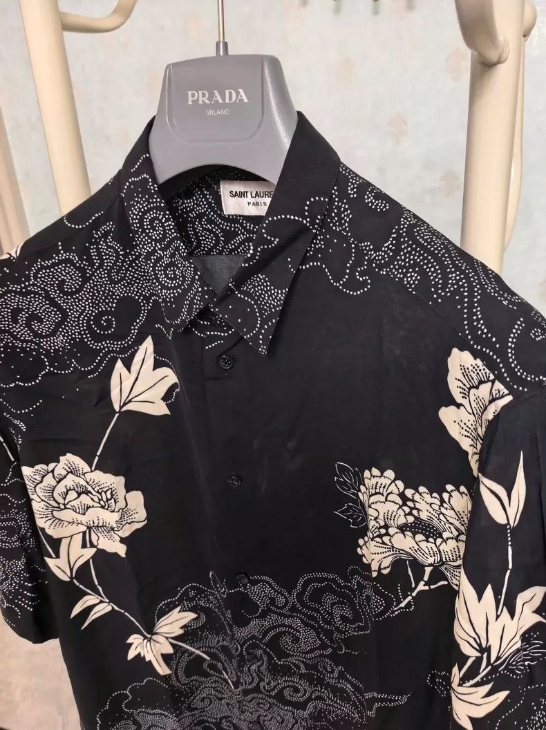 Saint Laurent Paris Saint Laurent Paris Saint Laurent Men's Summer Short Sleev Size US M / EU 48-50 / 2 - 3 Thumbnail