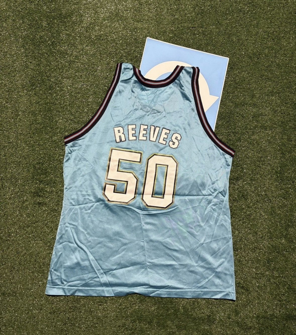 Champion VINTAGE SUPER RARE VANCOUVER GRIZZLIES BRYANT REEVES JERSEY Size US XL / EU 56 / 4 - 2 Thumbnail
