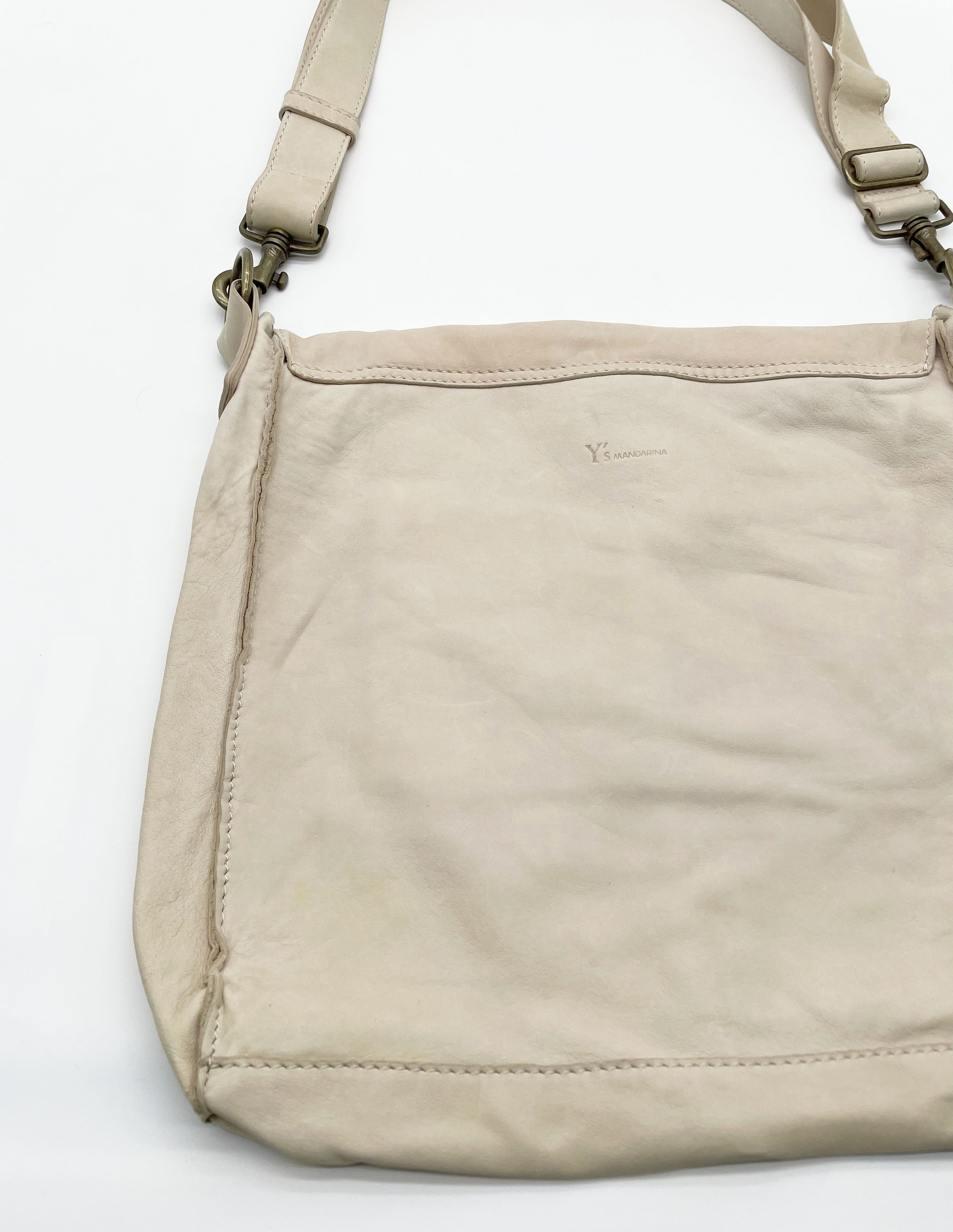 Yohji Yamamoto Y's Mandarina Leather Shoulder Bag Size ONE SIZE - 13 Thumbnail