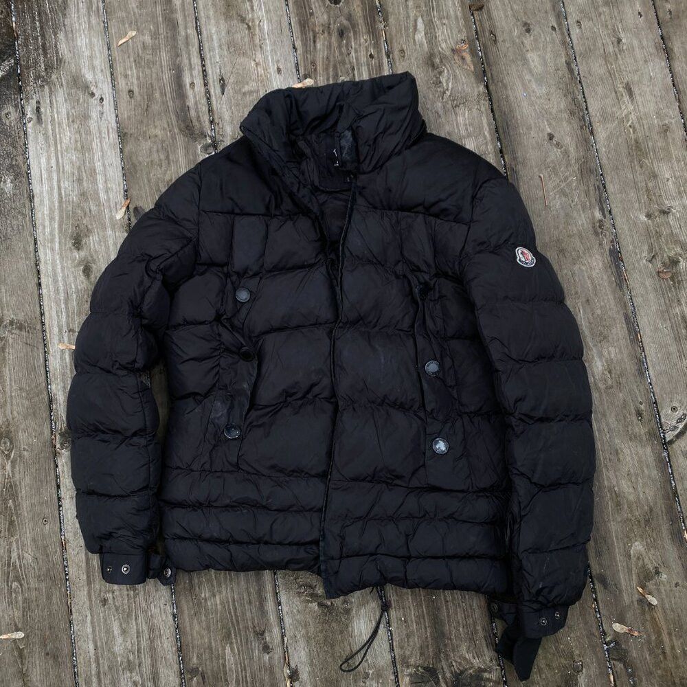 Moncler Vintage Moncler Grenoble Down Puffer Jacket Large Black WOR Size US L / EU 52-54 / 3 - 5 Thumbnail