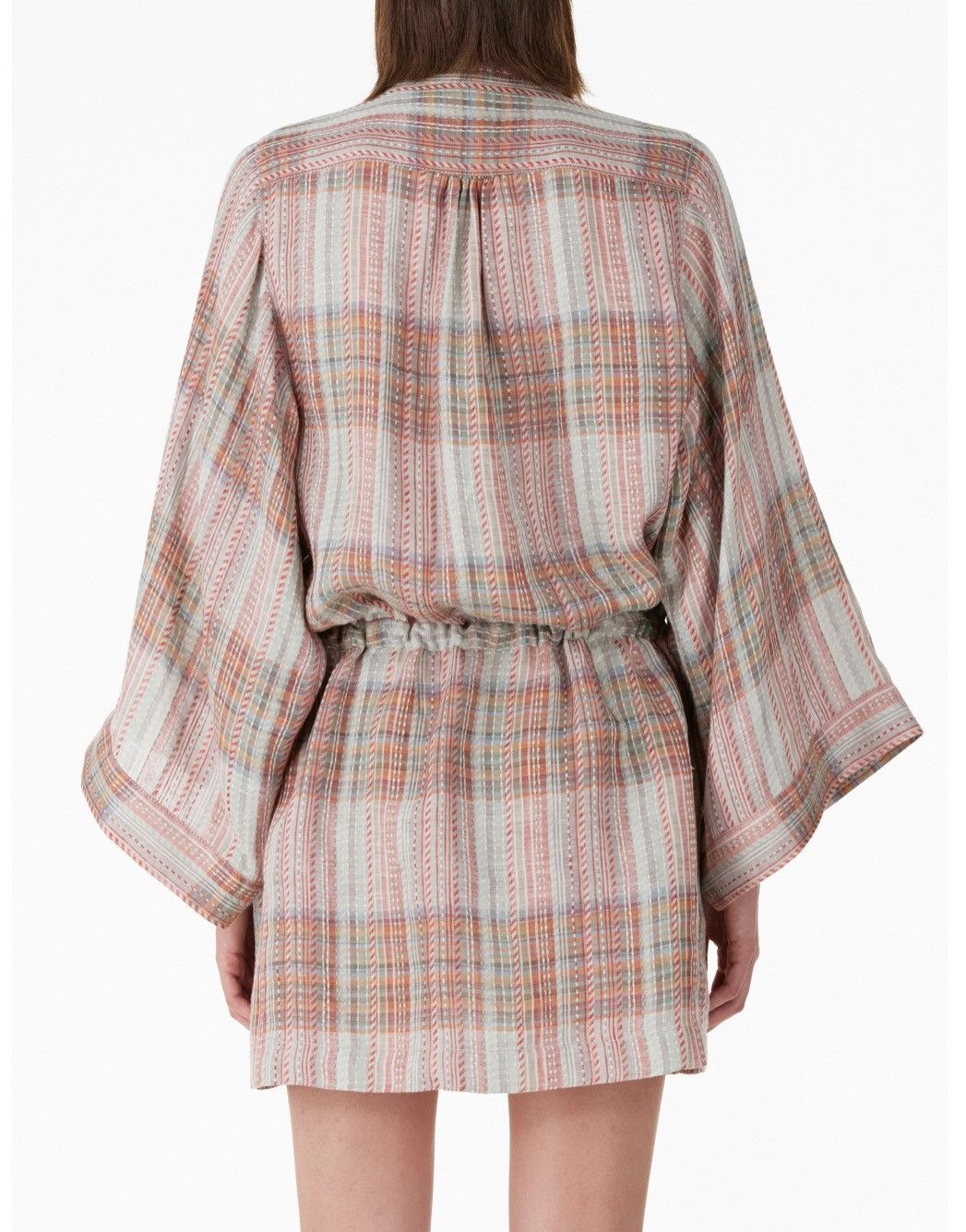 Loro Piana o1srvl11e0824 Anabel Stripe Mini Dress in Multicolor Size S / US 4 / IT 40 - 2 Thumbnail