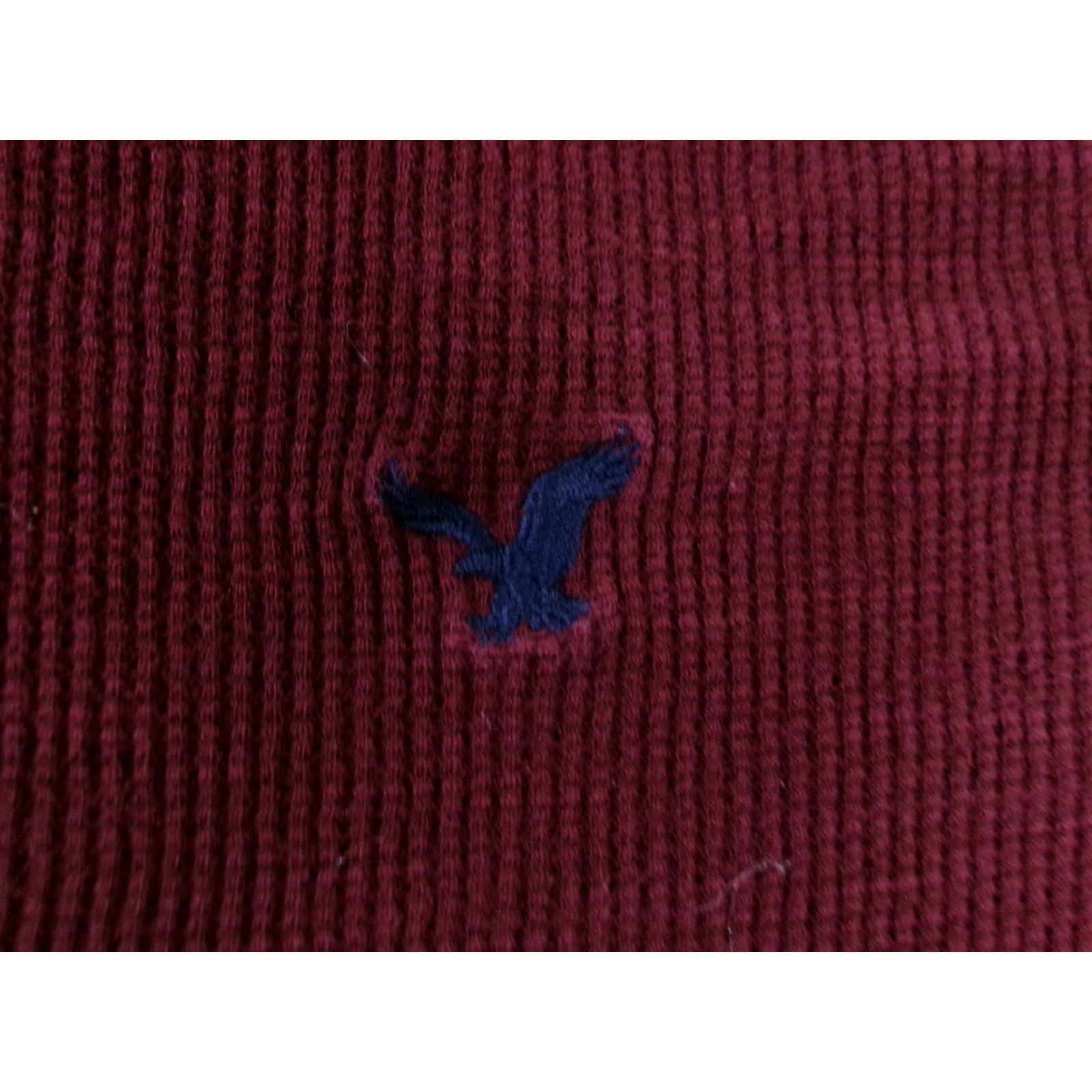 American Eagle Outfitters American Eagle Shirt Mens Medium Burgundy Legend Thermal Outdoor Casual Preppy Size US M / EU 48-50 / 2 - 3 Thumbnail