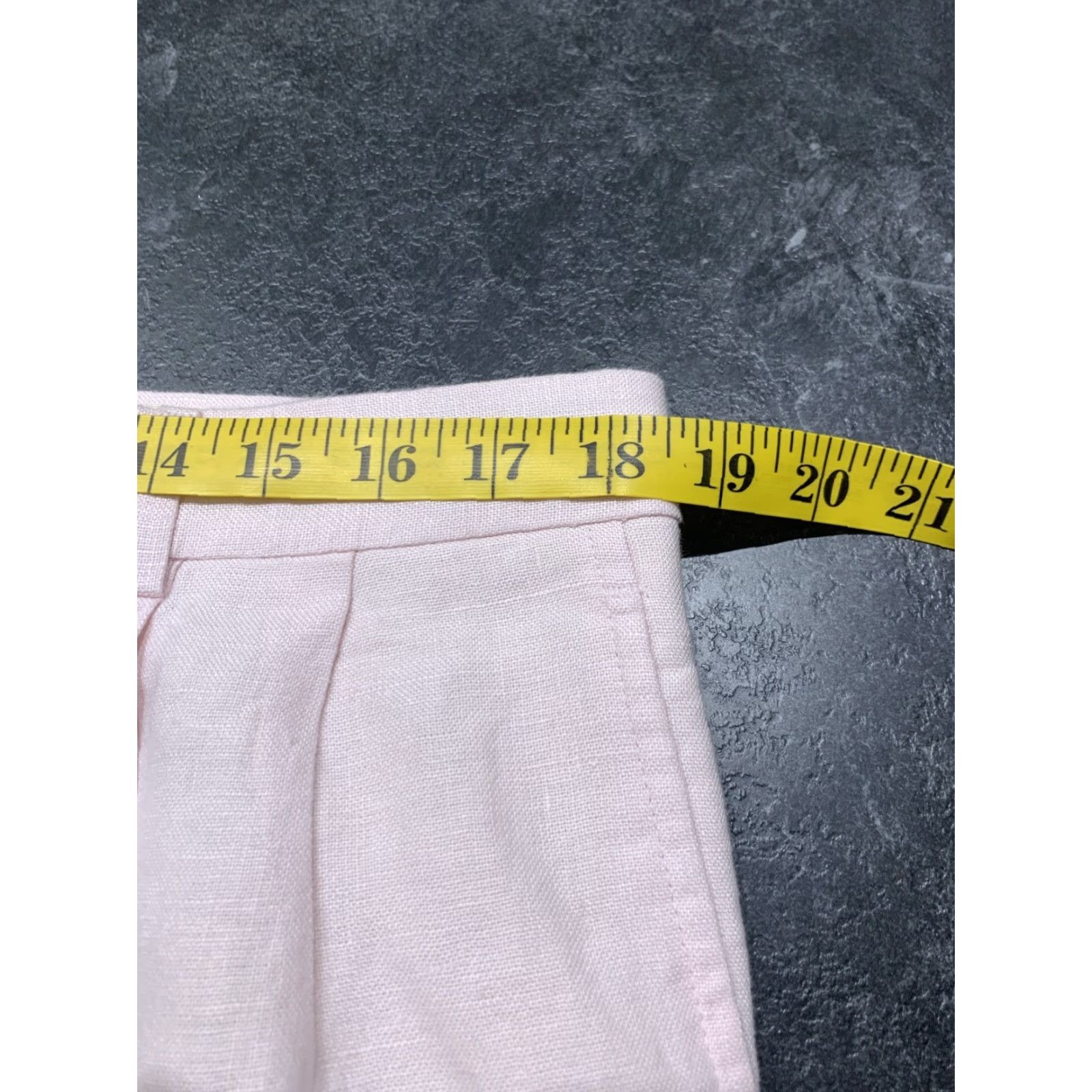 Berle Berle Linen Bermuda Shorts Mens 36 Light Pink Classic Casual Beach Size US 36 / EU 52 - 7 Thumbnail