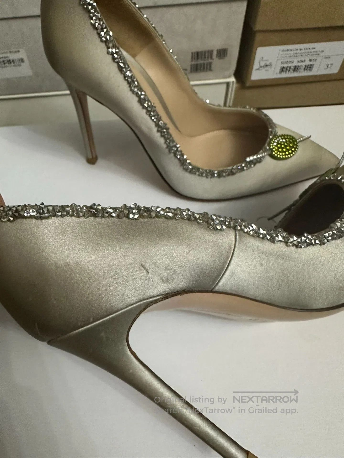 Gianvito Rossi Gianvito Rossi Silk High Heels Size 36. Size US 5 / IT 35 - 5 Thumbnail