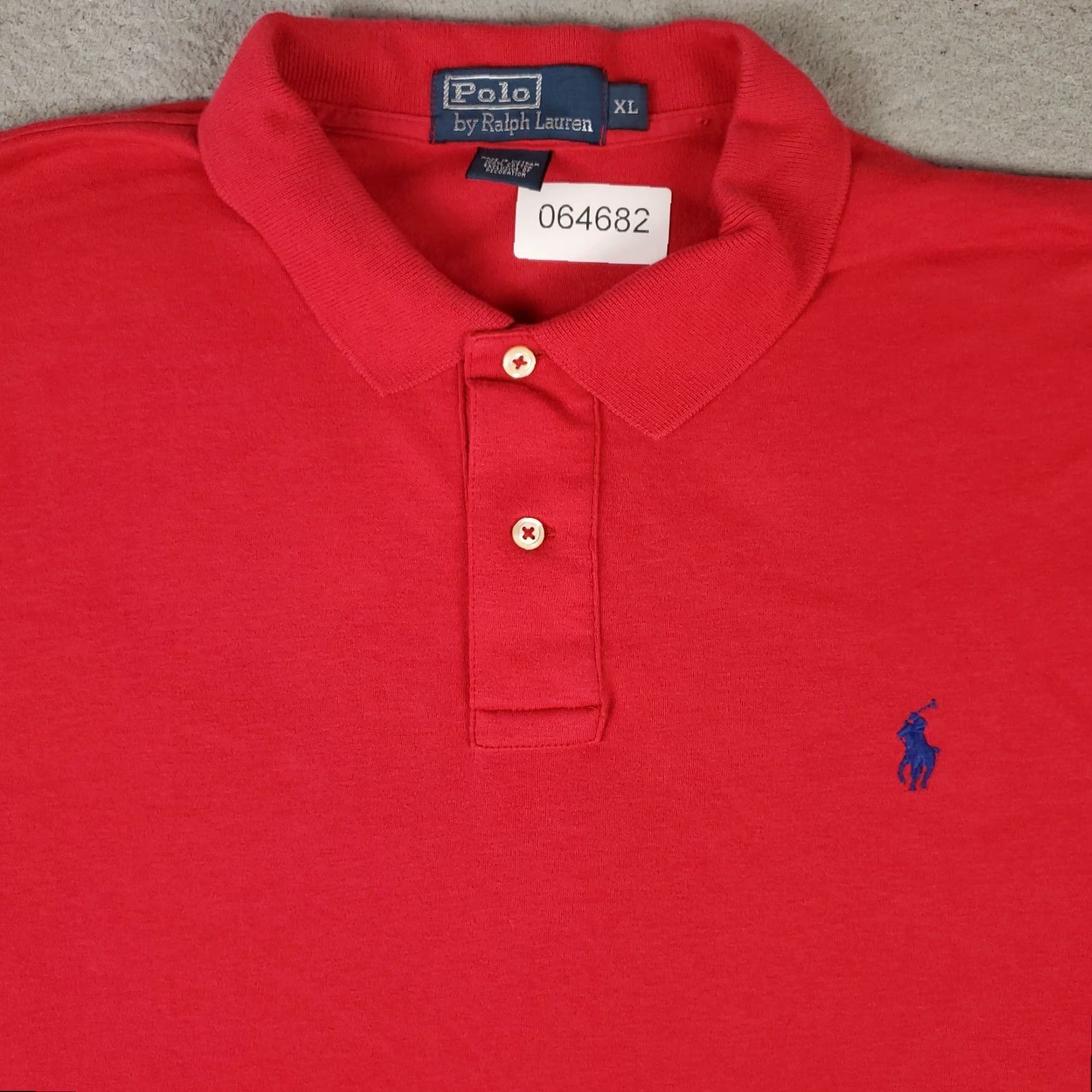 Ralph Lauren Ralph Lauren Polo Shirt Adult XL Red Polo Shirt Mens Size US XL / EU 56 / 4 - 2 Thumbnail