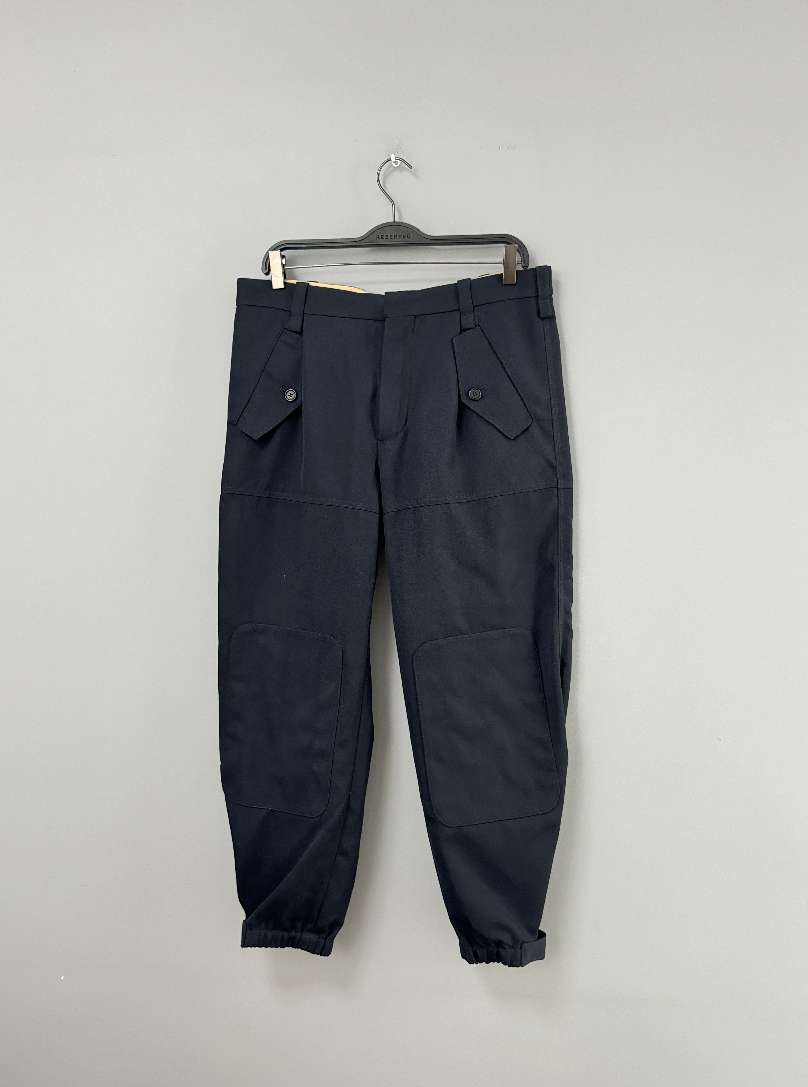 Chloe Chloe High Waisted Cargo Trousers Pants Iconic Navy Size 42 Size 28" / US 6 / IT 42 - 2 Thumbnail