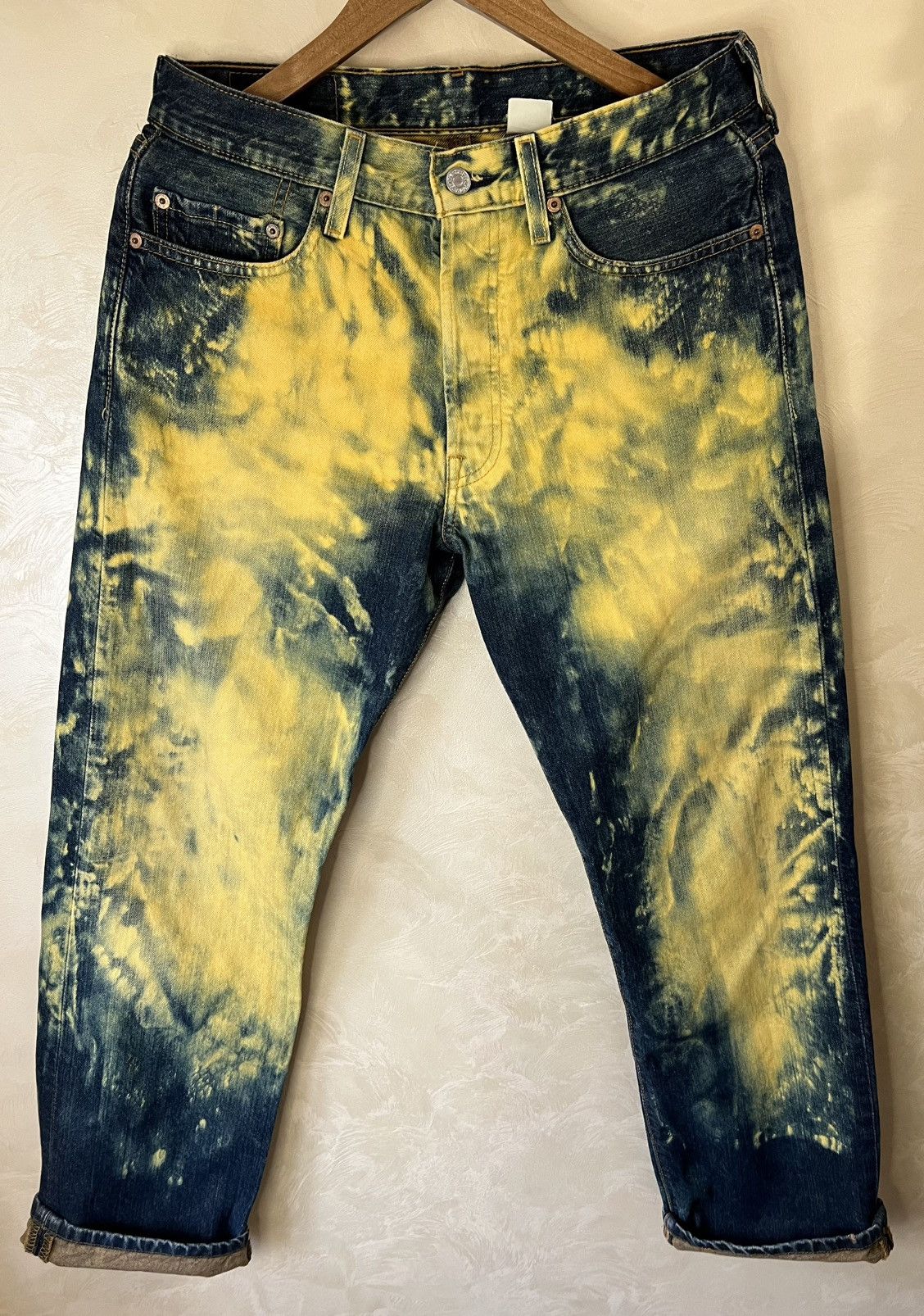Levi's Vintage Levi's Custom Painted Jeans/Denim Size US 33 - 1 Thumbnail
