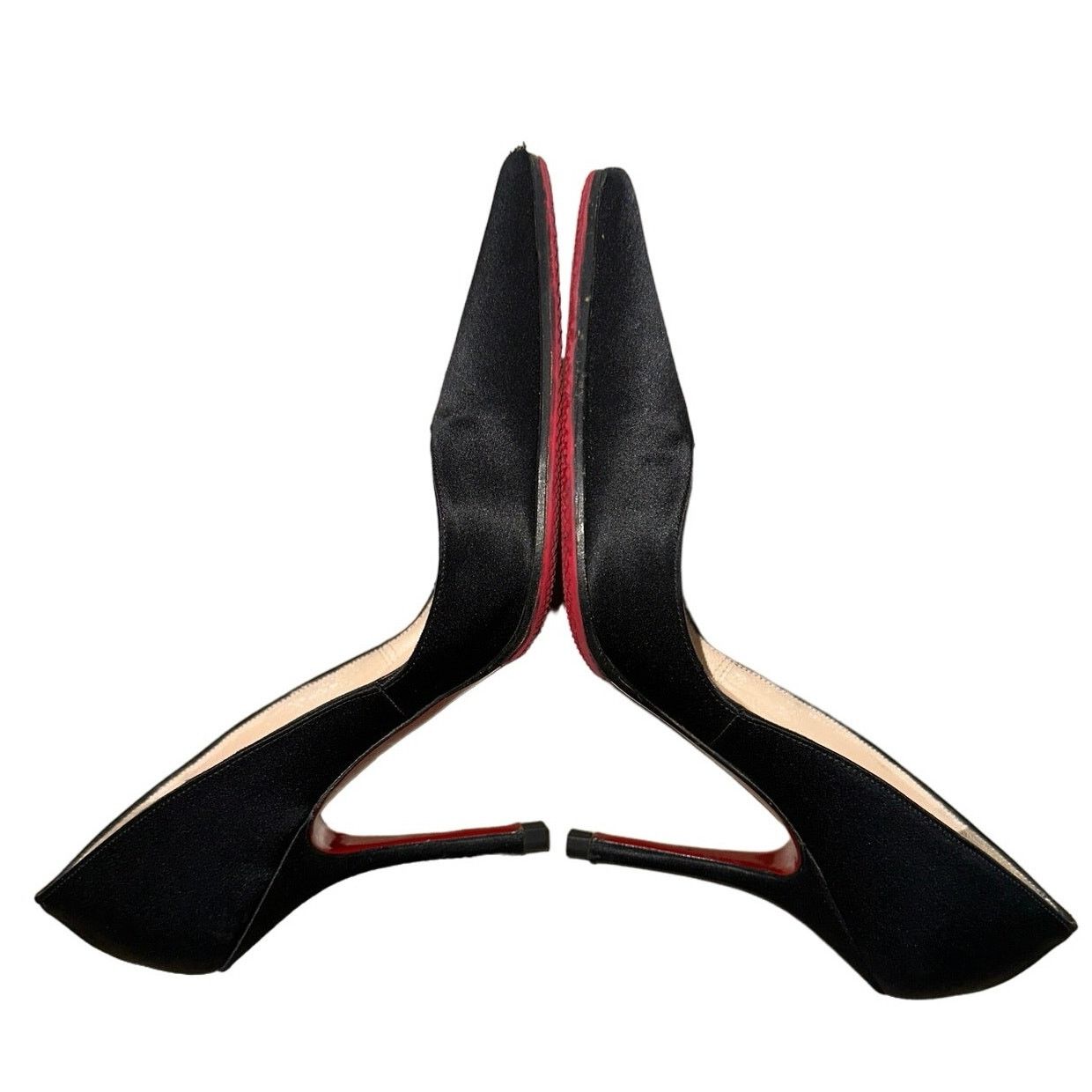 Christian Louboutin Christian Louboutin Satin Pumps Size 35 Women 4.5 Red Bottom Size US 4.5 / IT 34.5 - 7 Thumbnail