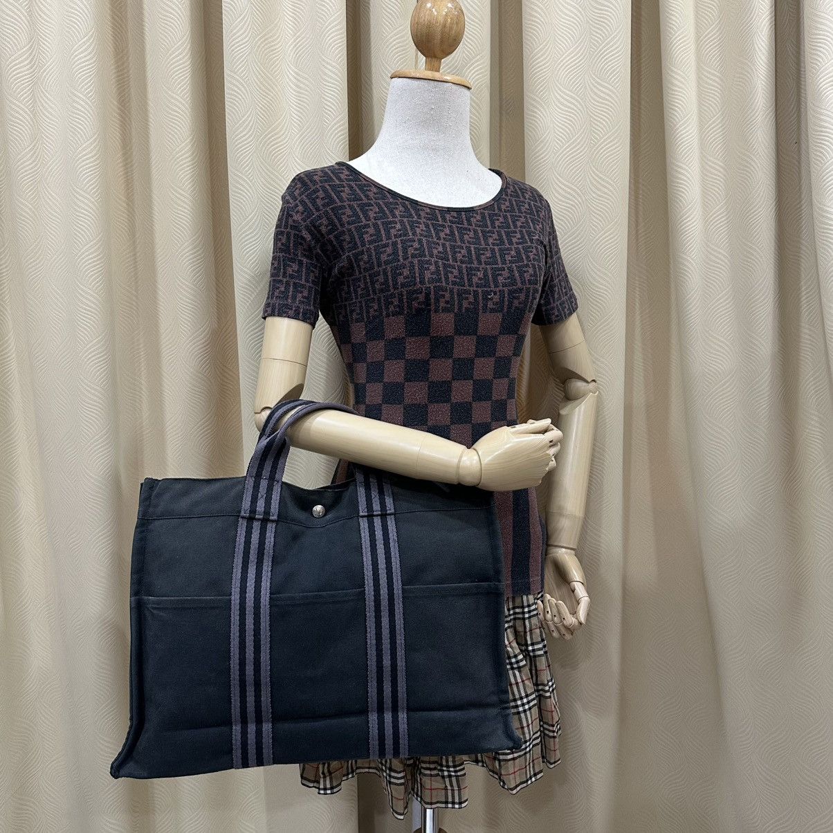 Hermes ‼️LASTDROP‼️ HEMRES FOURRE TOUT MM CANVAS HAND TOTE BAG Size ONE SIZE - 1 Thumbnail