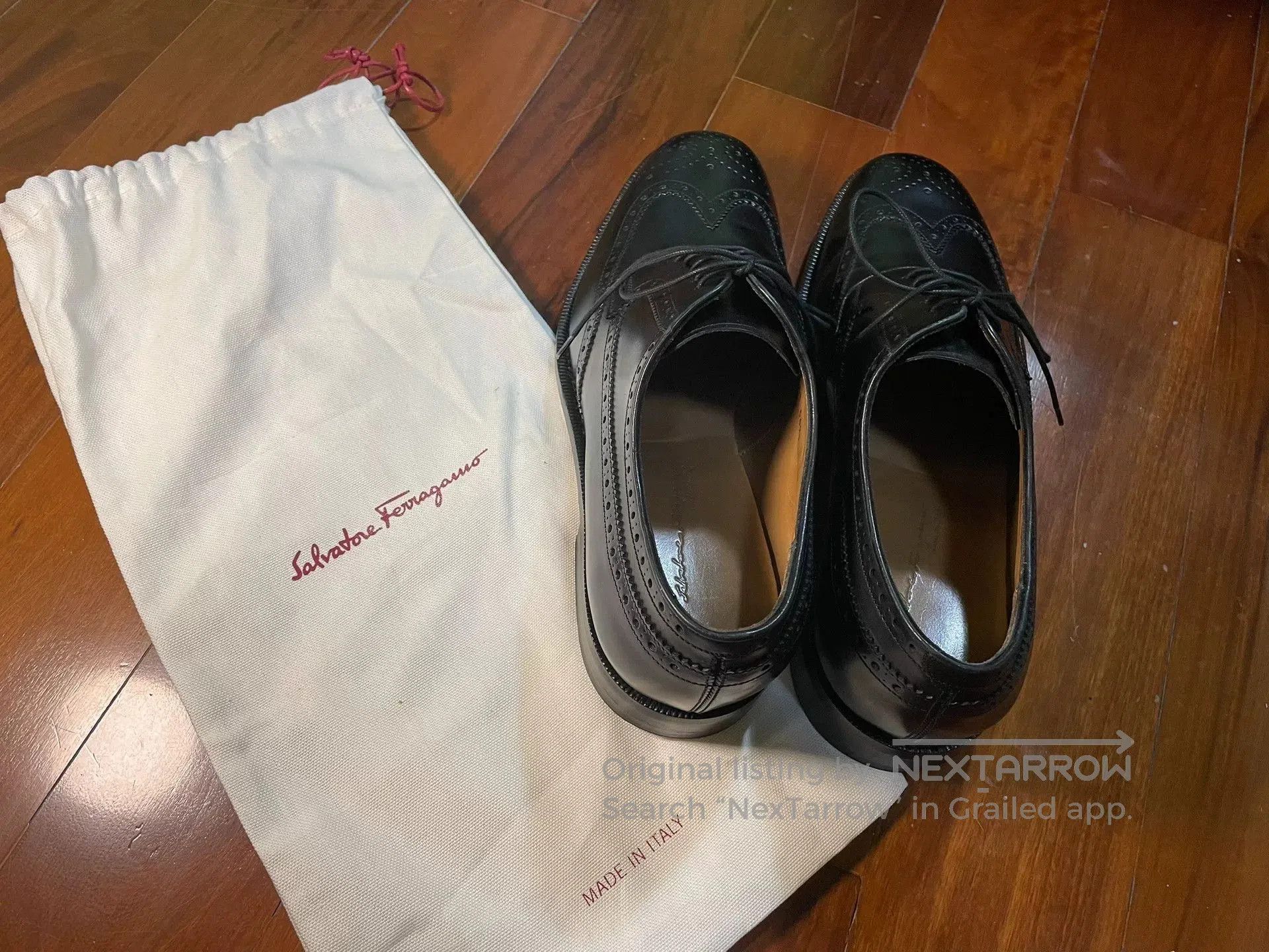 Salvatore Ferragamo Ferragamo Tramezza Men's Leather Shoes. Size US 8.5 / EU 41-42 - 8 Thumbnail