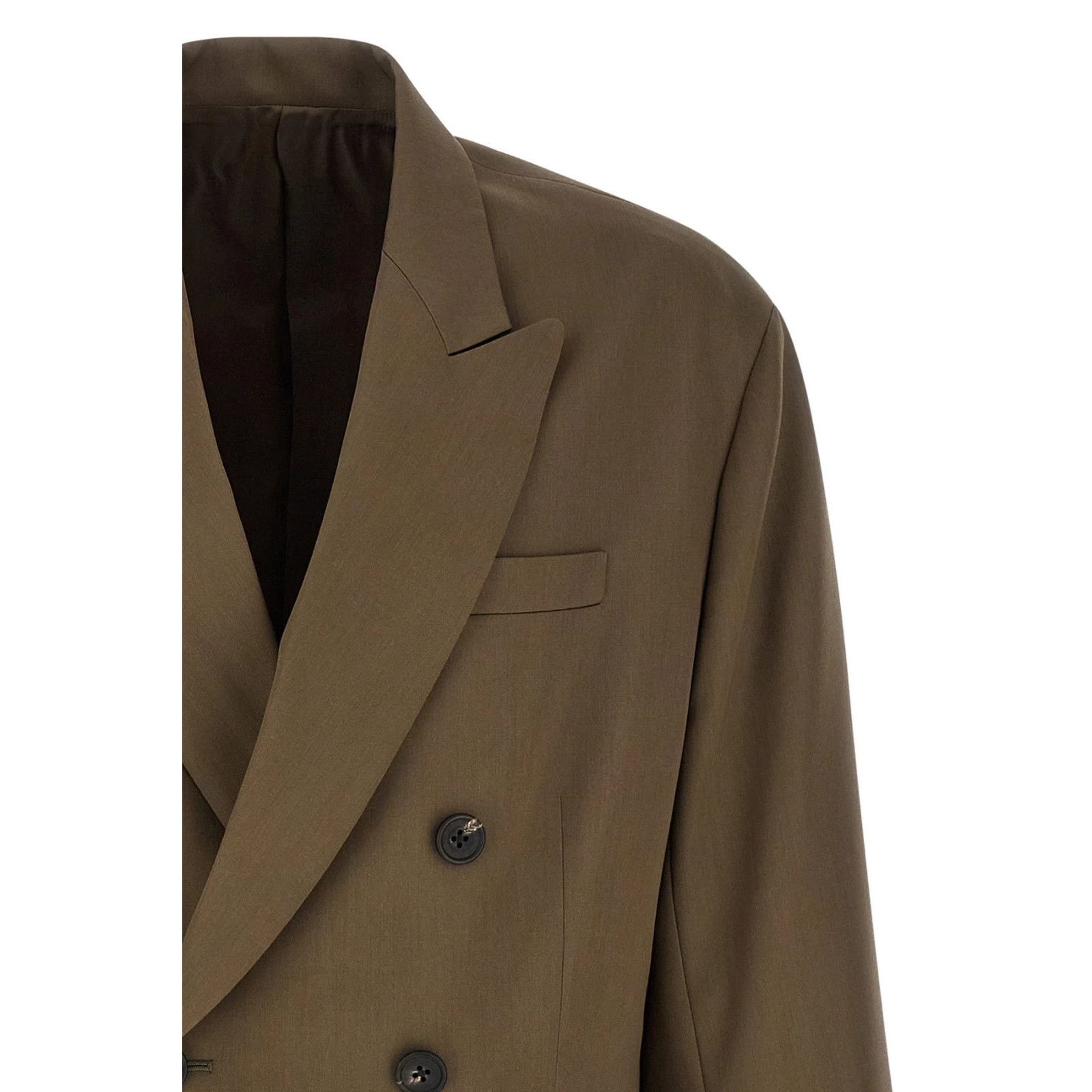 Other SSSTEIN Double Breasted Green Wool Blazer New & Authentic (M Size US L / EU 52-54 / 3 - 3 Thumbnail