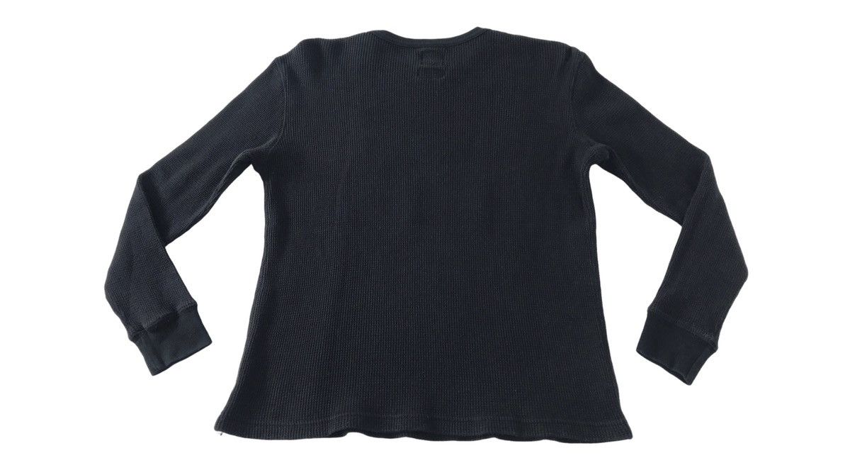 Stussy 90s Stussy No 4 Waffle Longsleeve Printed Tee Size S / US 4 / IT 40 - 2 Thumbnail