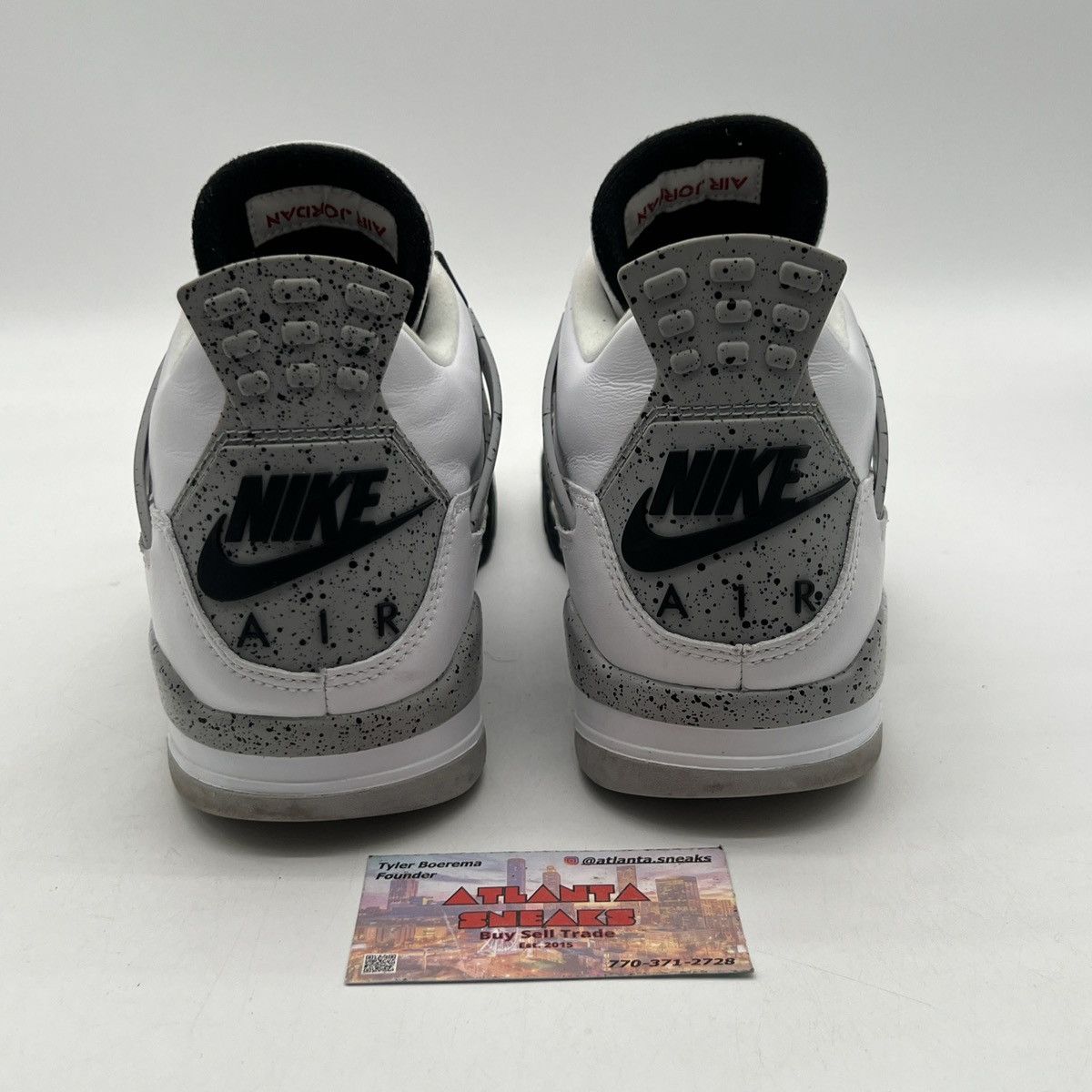 Jordan Brand Air Jordan 4 white cement Size US 11 / EU 44 - 3 Thumbnail