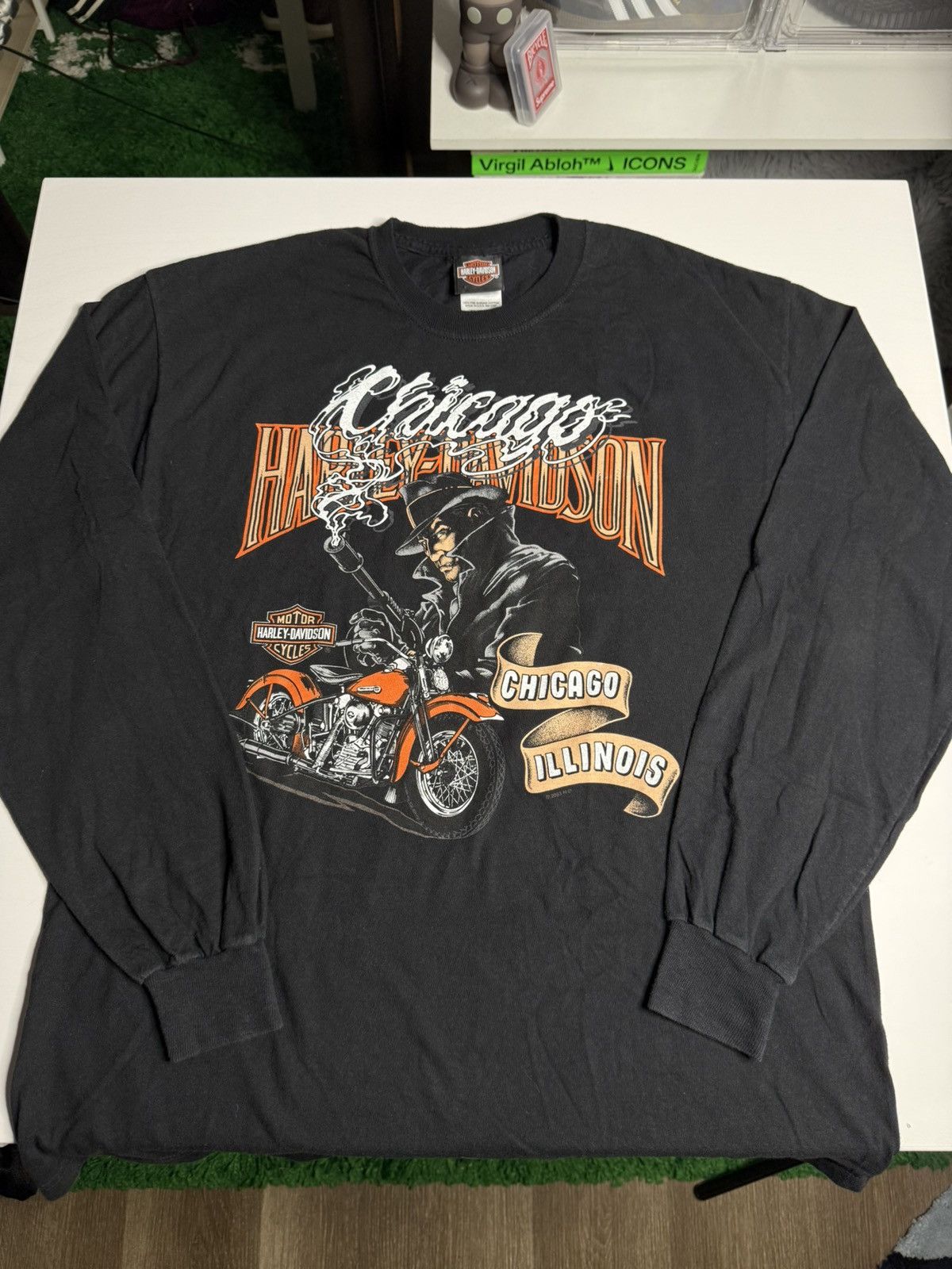 Harley Davidson VINTAGE 2005 Harley Davidson Chicago L/S Tee “Black” [L] PO Size US L / EU 52-54 / 3 - 3 Thumbnail