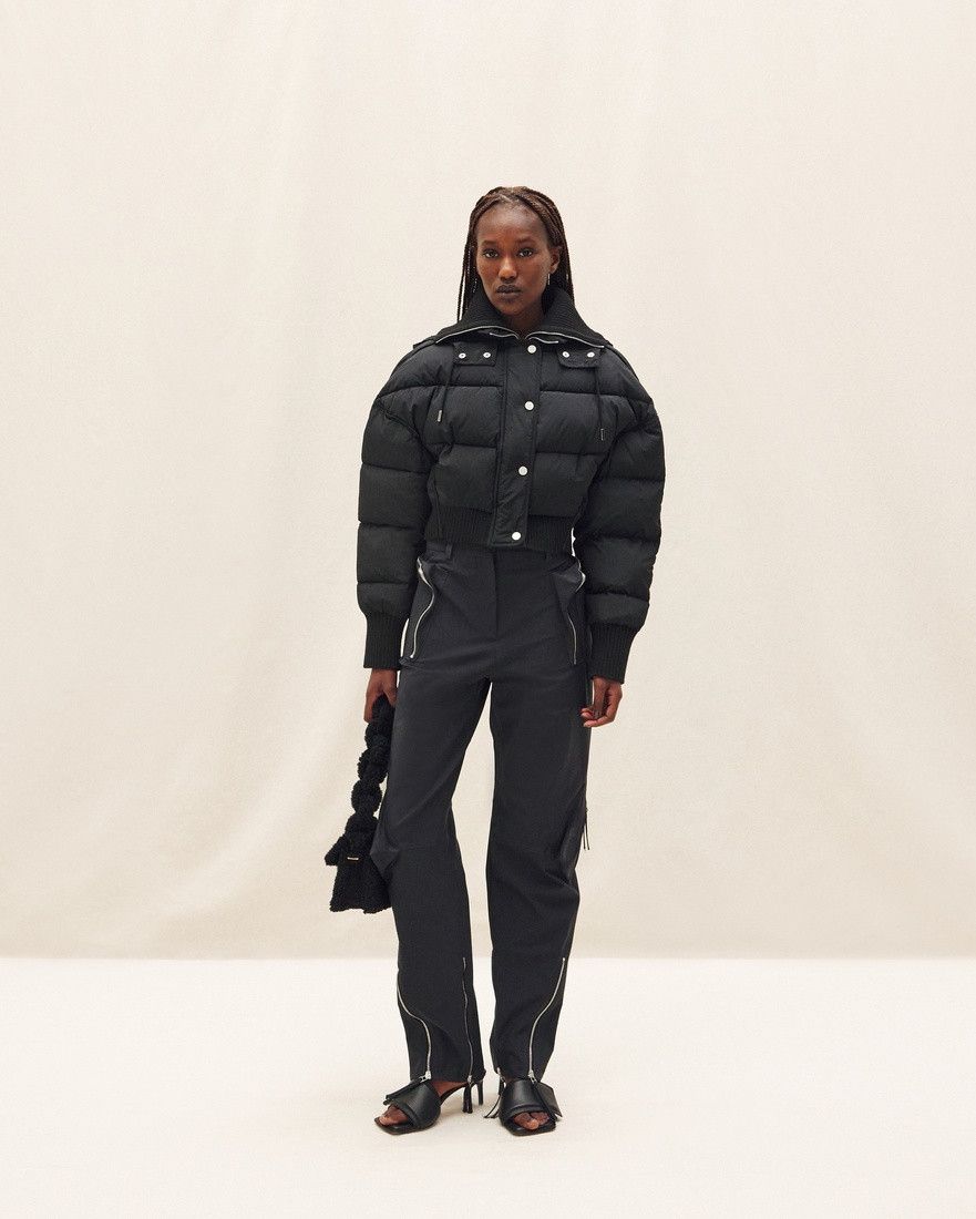 Jacquemus o1mle0325 La Doudoune Briciola Cropped Puffer Jacket Size XS / US 0-2 / IT 36-38 - 2 Thumbnail