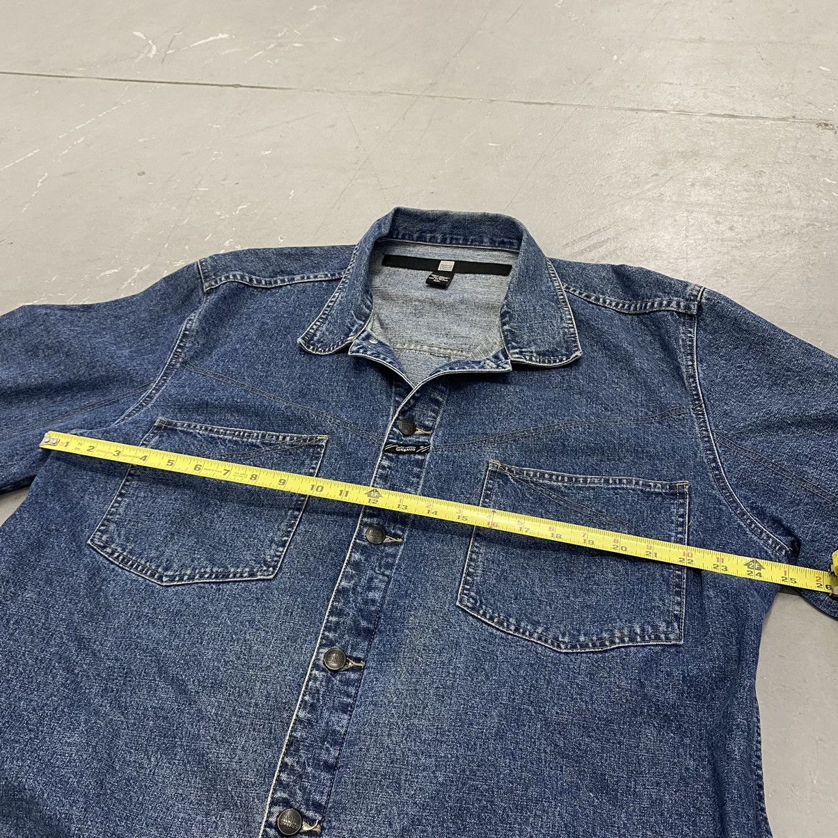 Japanese Brand Vintage Marithe Francois Girbaud Blue Denim Chire Jacket Size US XXL / EU 58 / 5 - 3 Thumbnail