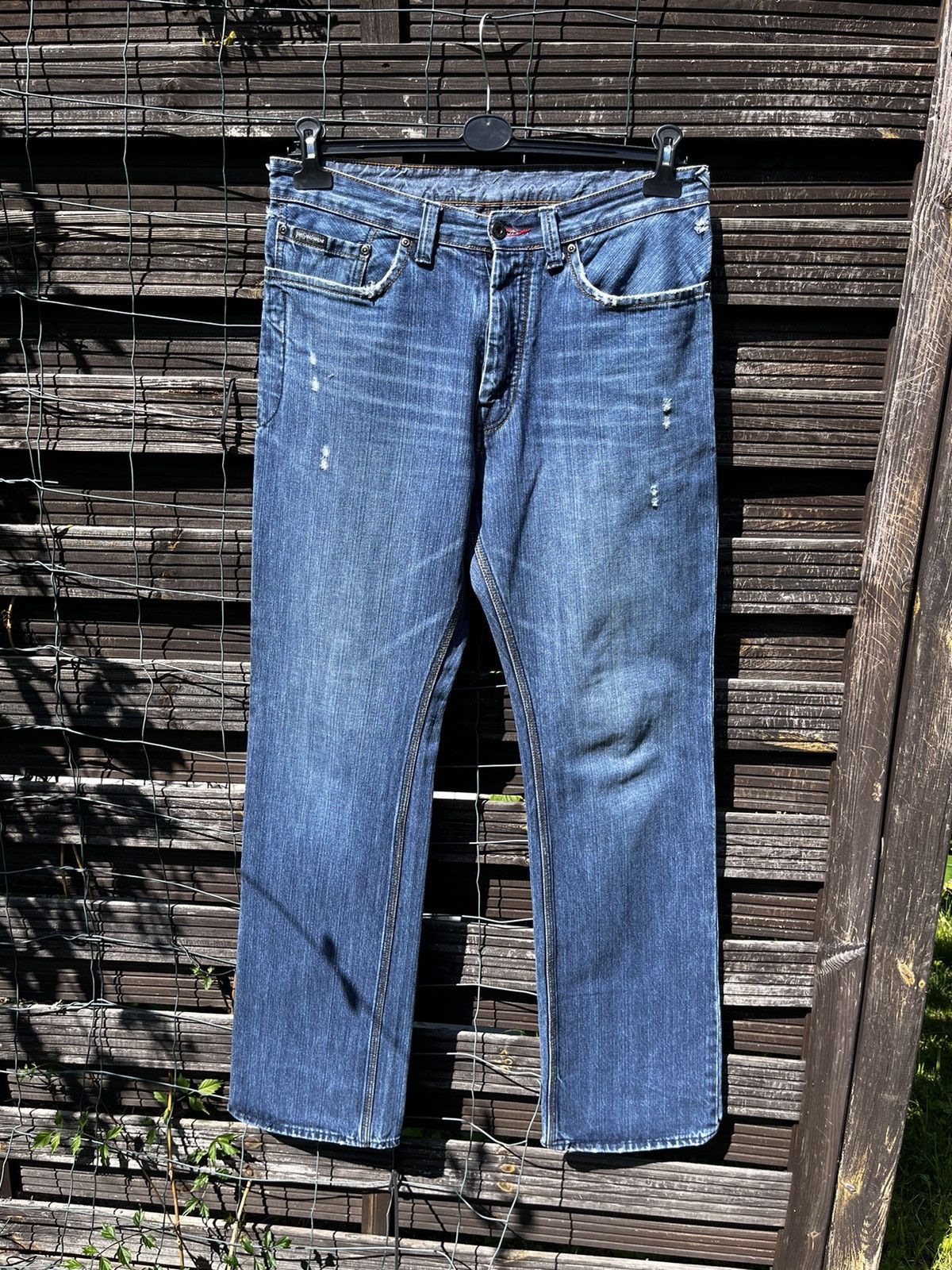 Yves Saint Laurent 🔴 YSL YVES SAINT LAURENT LUXURY DENIM Y2K STREETWEAR JEANS Size US 32 / EU 48 - 3 Thumbnail