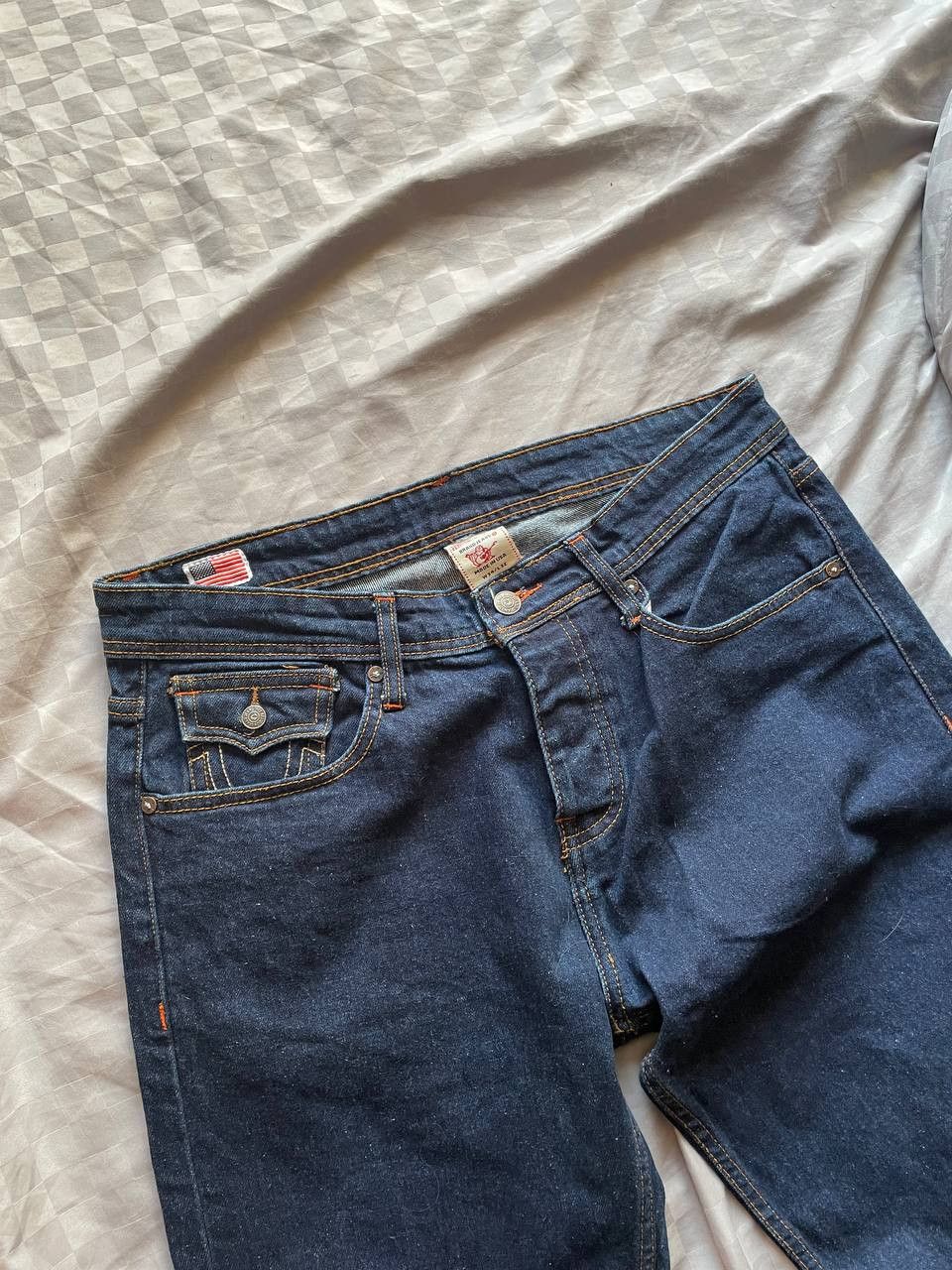 True Religion Vintage True Religion Jeans Slim Baggy Avant Garde Y2K Japan Size US 34 / EU 50 - 6 Thumbnail