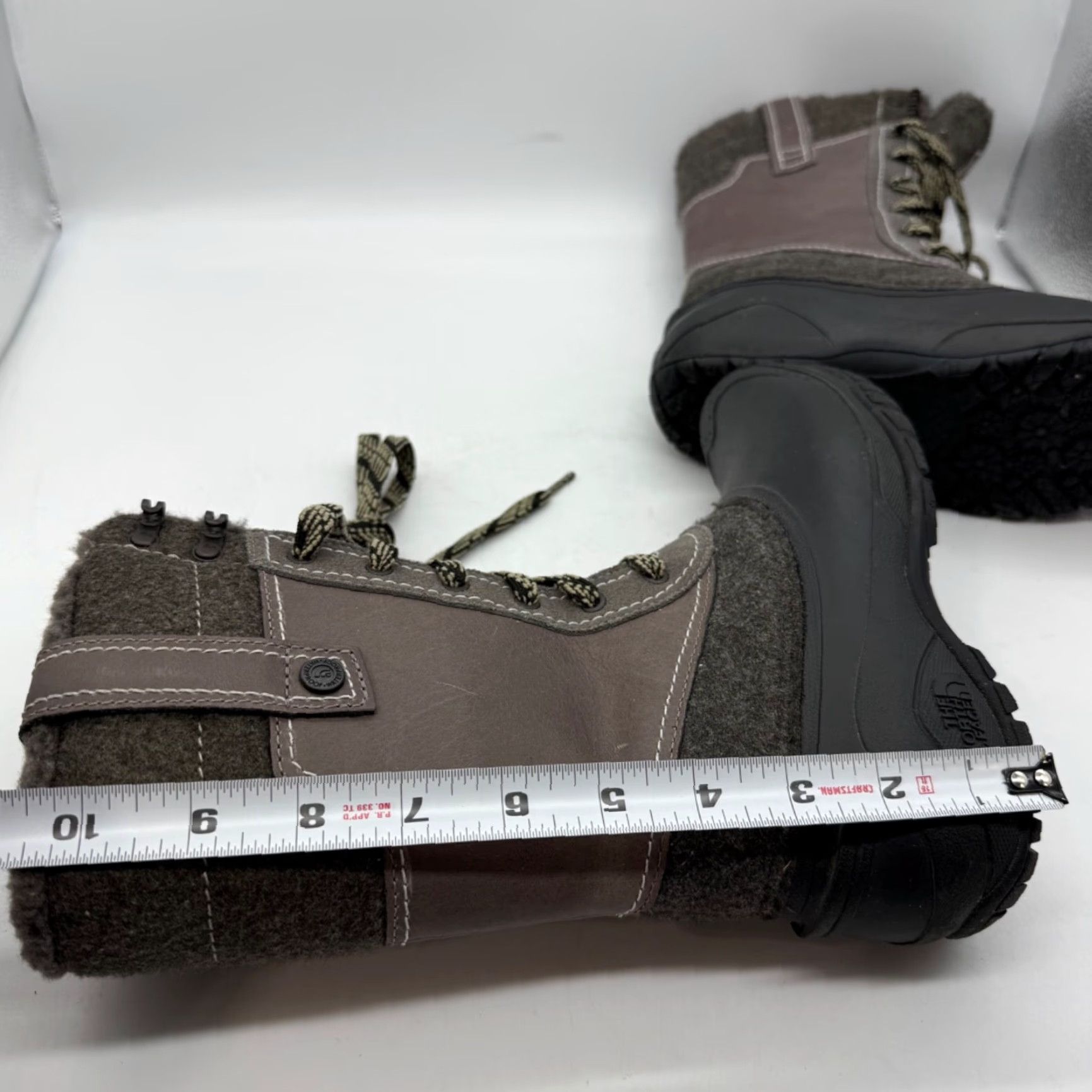 The North Face The North Face Womens Shellista III Mid Boots 6 Brown Waterproof Lace Up Snow Boot Size US 6 / IT 36 - 2 Thumbnail
