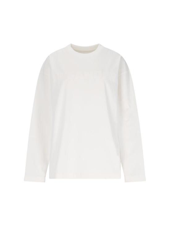 Jil Sander JIL SANDER Women Tops J03GC0136 J20243 102 White Size L / US 10 / IT 46 - 1 Thumbnail