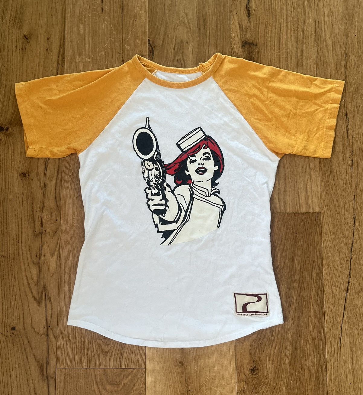 Beauty Beast Beauty:Beast 1990s Sweet Blood Honey Raglan Tee Shirt Size US S / EU 44-46 / 1 - 1 Thumbnail