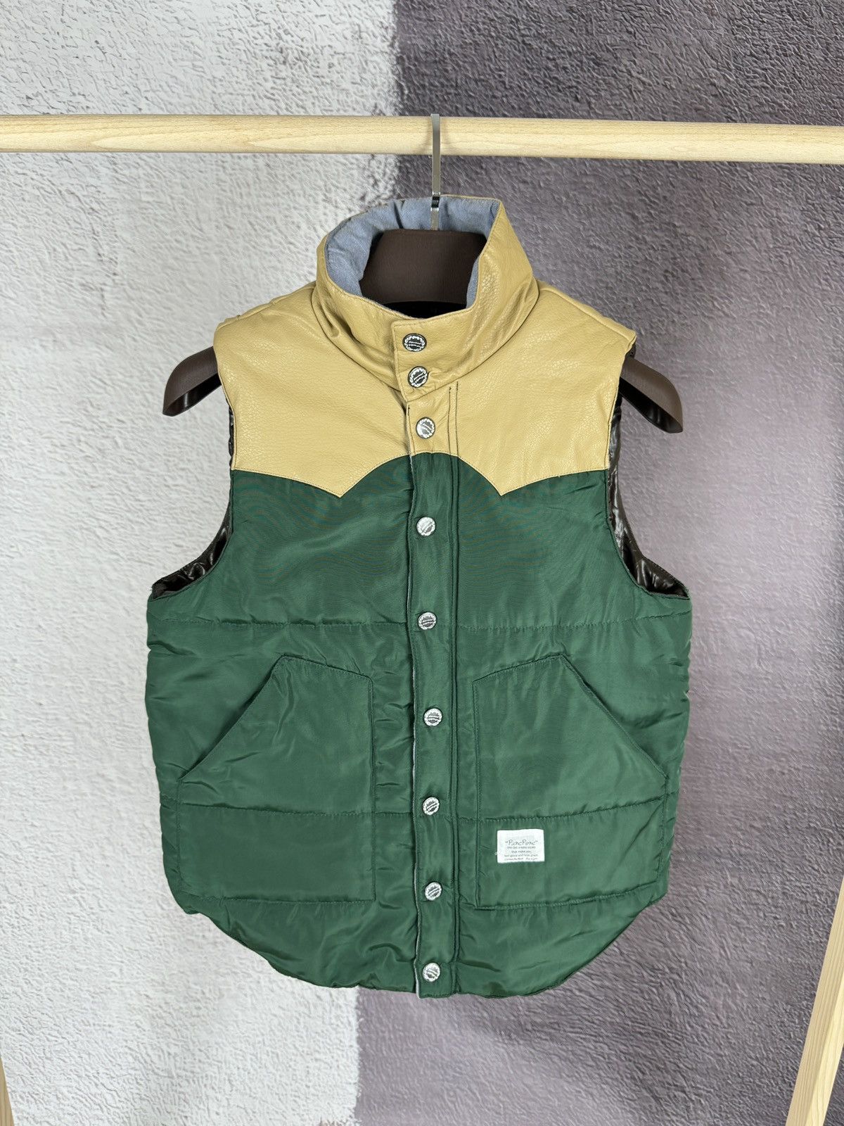Other Pinc Ponc Japanese Clothing Nylon Faux Leather Vest Size US M / EU 48-50 / 2 - 1 Thumbnail