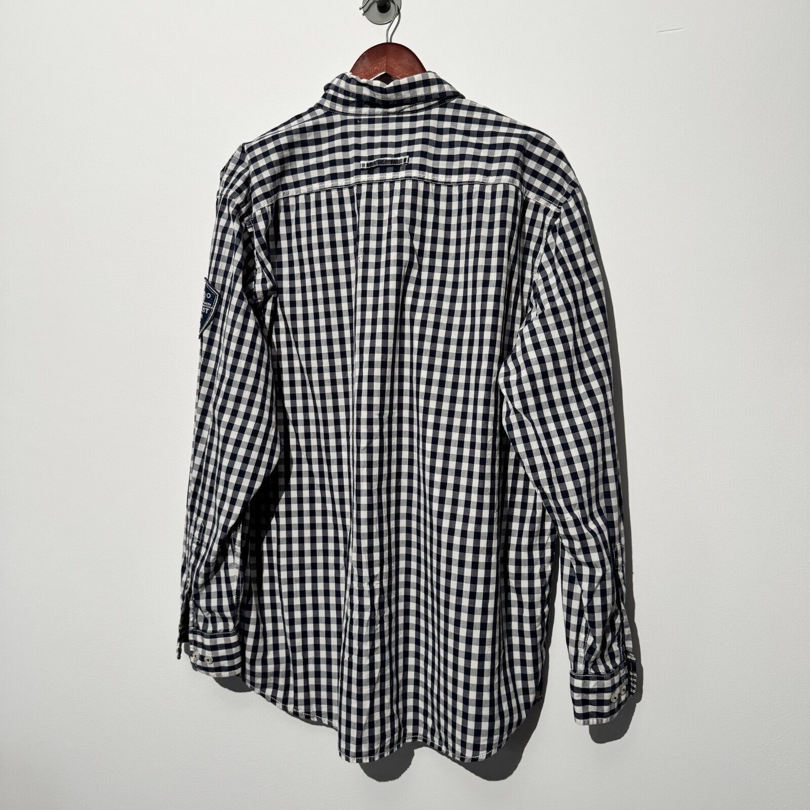 camel active Camel Active Unisex Black White Cotton Shirt Size XL Regular Size US XL / EU 56 / 4 - 11 Thumbnail