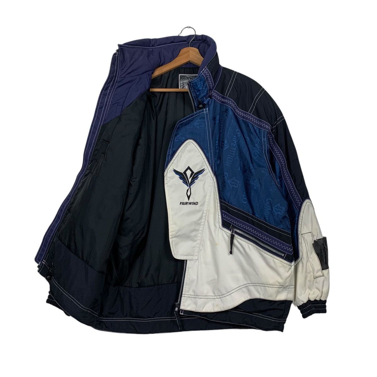 Japanese Brand FAIR WIND Colorblock Ski Jacket Snowboard Jacket #1695-C75 Size US L / EU 52-54 / 3 - 11 Thumbnail