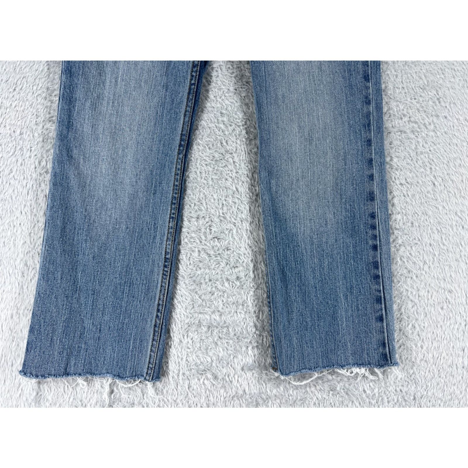 Vintage J Galt Jeans Womens 26 Blue Denim Straight Cotton Blend Low Rise 26x23 Jeans, 5-Pocket, Light Wash, Regular Fit, Machine Washable, Vintage: No Size 26" / US 2 / IT 38 - 2 Thumbnail