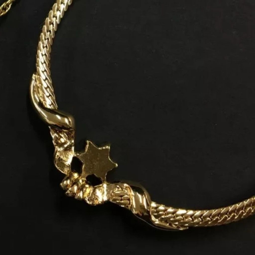 Nina Ricci Nina Ricci gold and green emerald crystal necklace Size ONE SIZE - 4 Thumbnail
