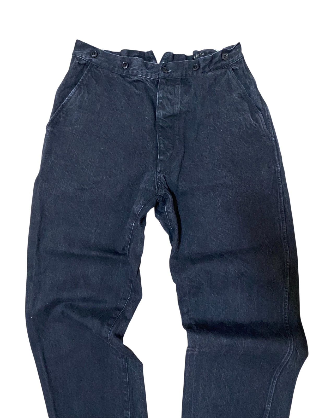 Comoli Comoli us navy style pants buckle back Size US 29 - 5 Thumbnail