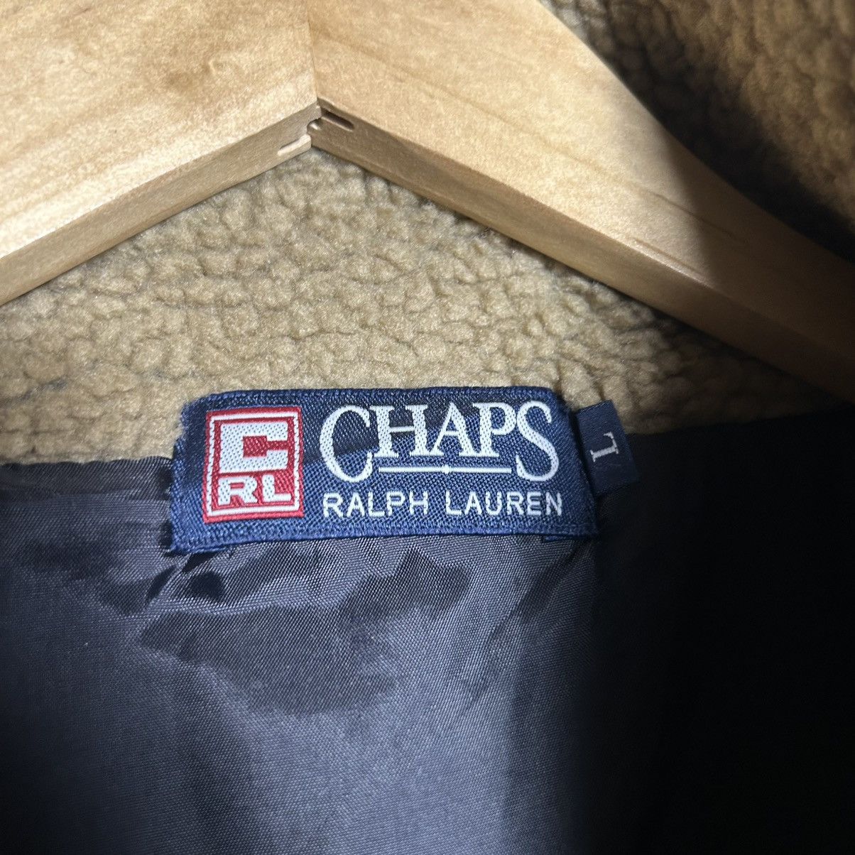 Vintage 90s Chaps Ralph Lauren Fur Jacket