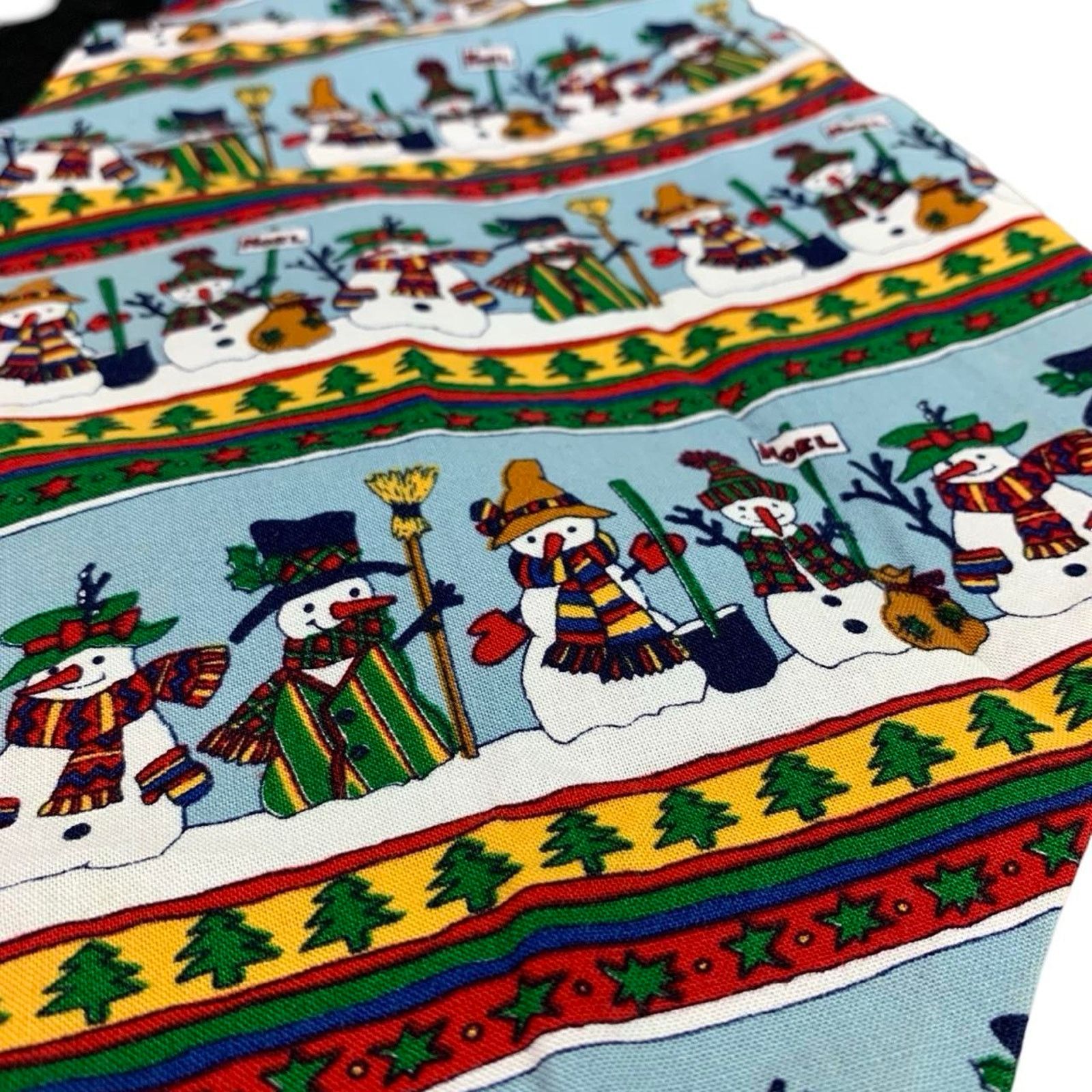 American Retro × L.L. Bean × Vintage 90s Snowman Winter Cottagecore Christmas Vest Size M / US 6-8 / IT 42-44 - 2 Thumbnail