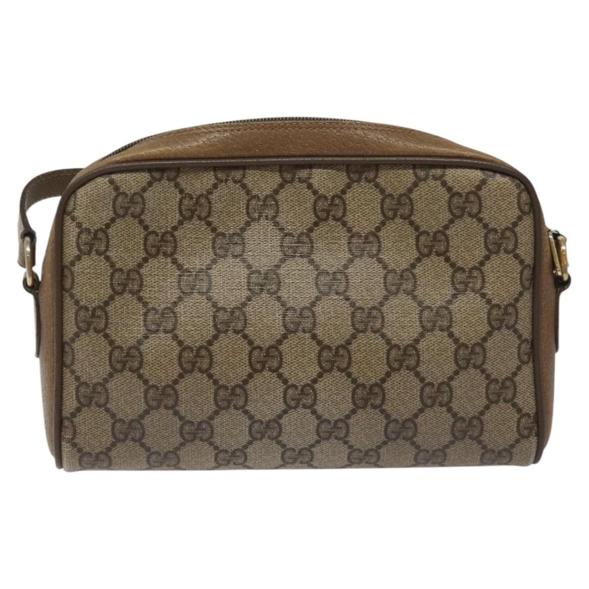 Gucci GUCCI GG Supreme Web Sherry Line Shoulder Bag Pvc Beige 116 Size ONE SIZE - 3 Thumbnail