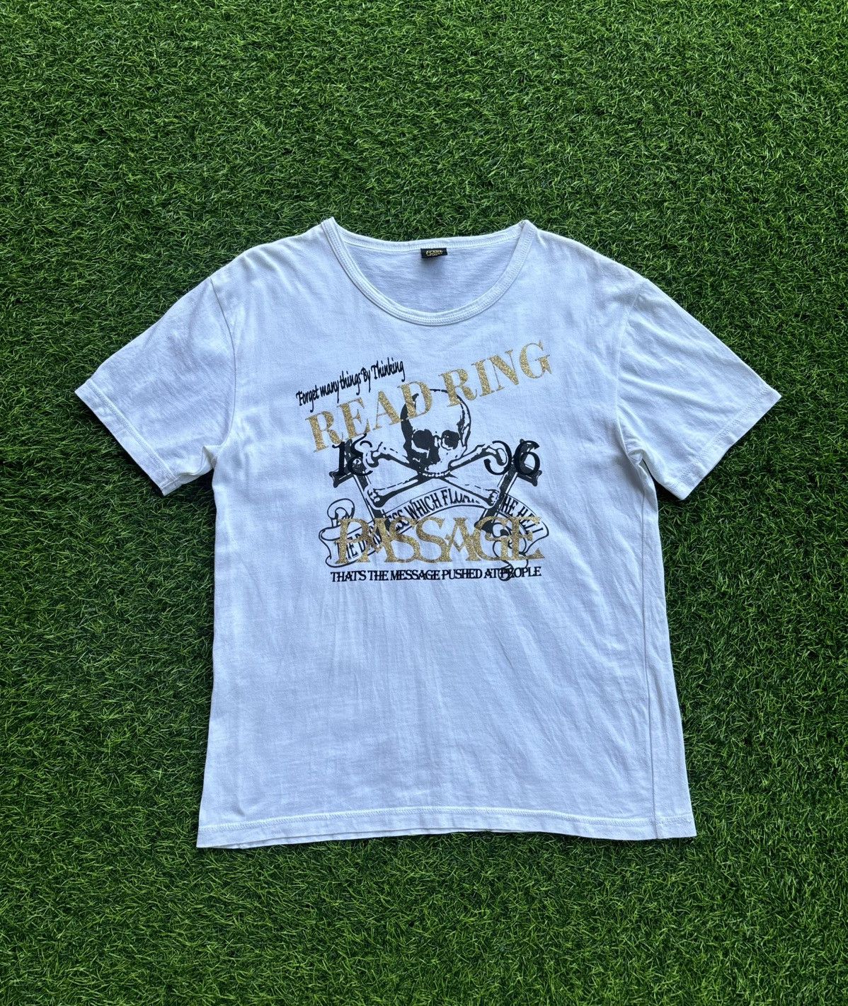 Hysteric Glamour Y2k Corn Flake Skull Punk Style Tshirt Size US M / EU 48-50 / 2 - 1 Thumbnail