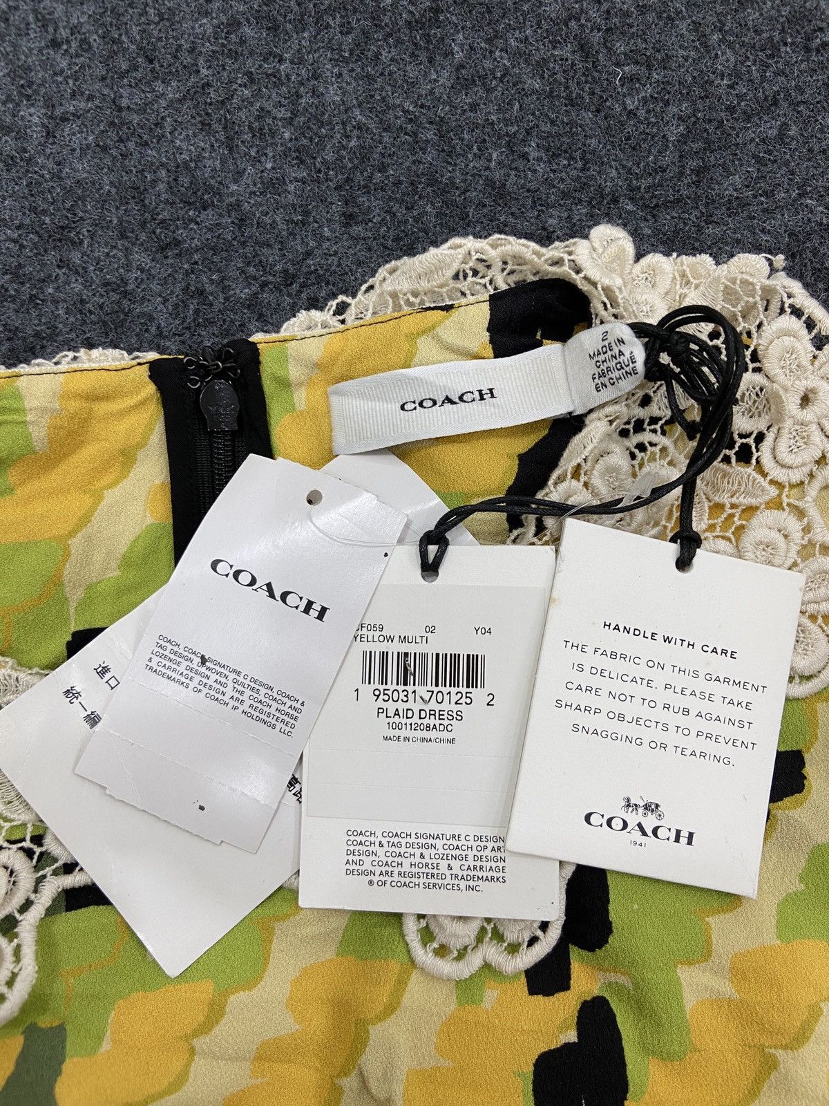Coach COACH FW22 WOMENS BABY DOLL PLAID DRESS Size M / US 6-8 / IT 42-44 - 3 Thumbnail