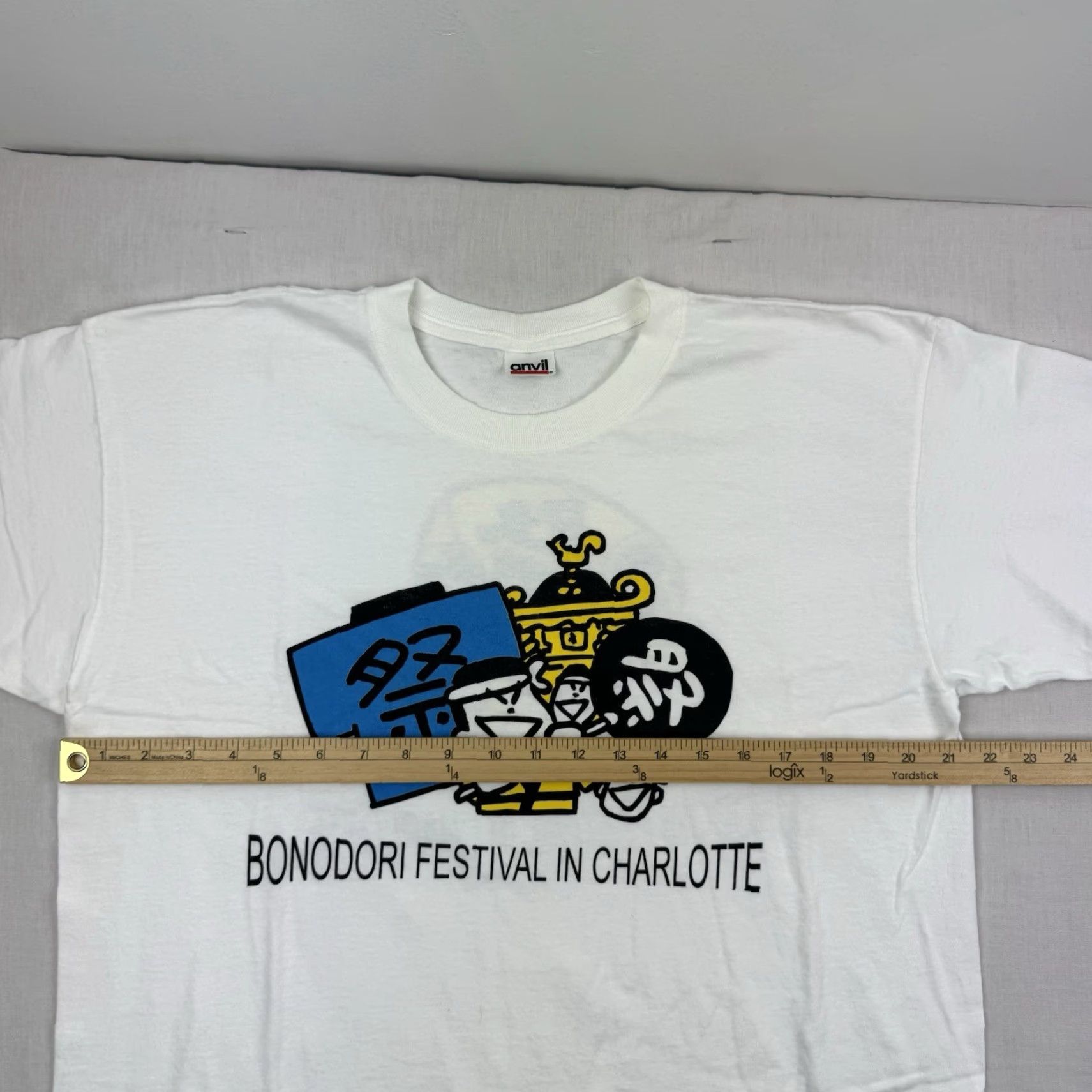 Vintage VINTAGE Festival Japanese Festival T-Shirt Adult Large White Y2K Short Sleeve Mens Size US L / EU 52-54 / 3 - 6 Thumbnail