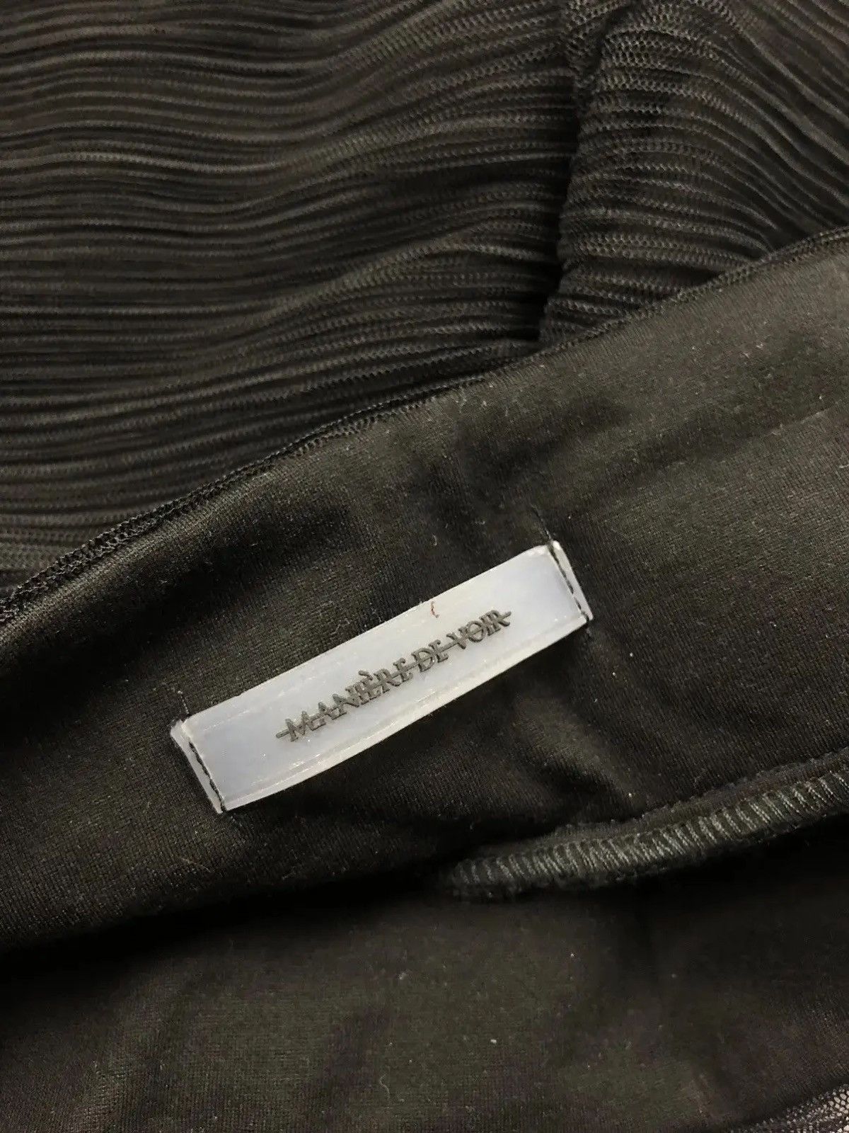 Maniere De Vior MANIERE DE VOIR Avantgarde Flared Goth Pants Streetwear Y2k Size 28" / US 6 / IT 42 - 7 Thumbnail