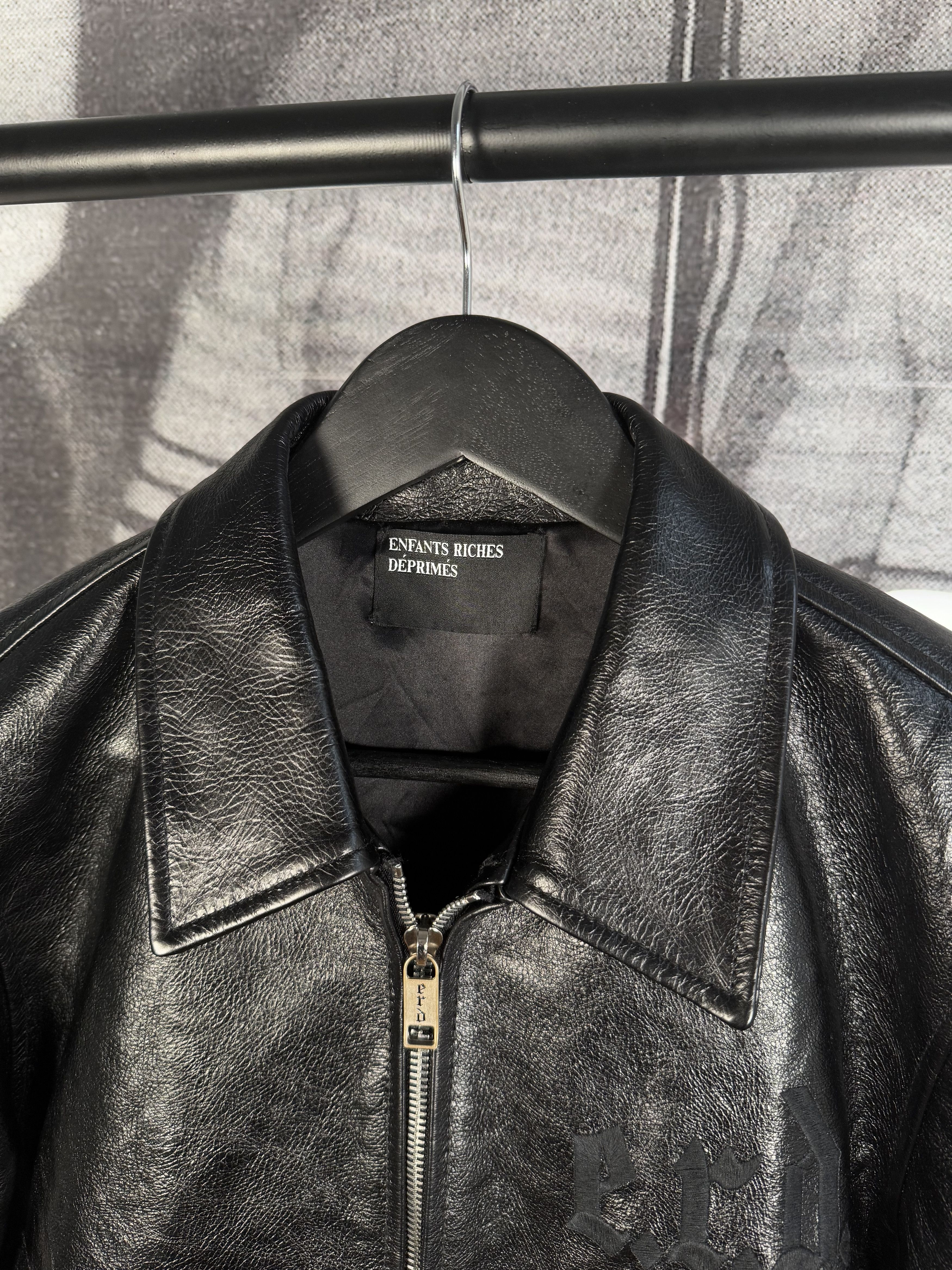 Enfants Riches Deprimes 🥀ERD GRAIL🥀 ROSES EN CUIR EDITION NOIRE SILK LINED JACKET Size US L / EU 52-54 / 3 - 3 Thumbnail