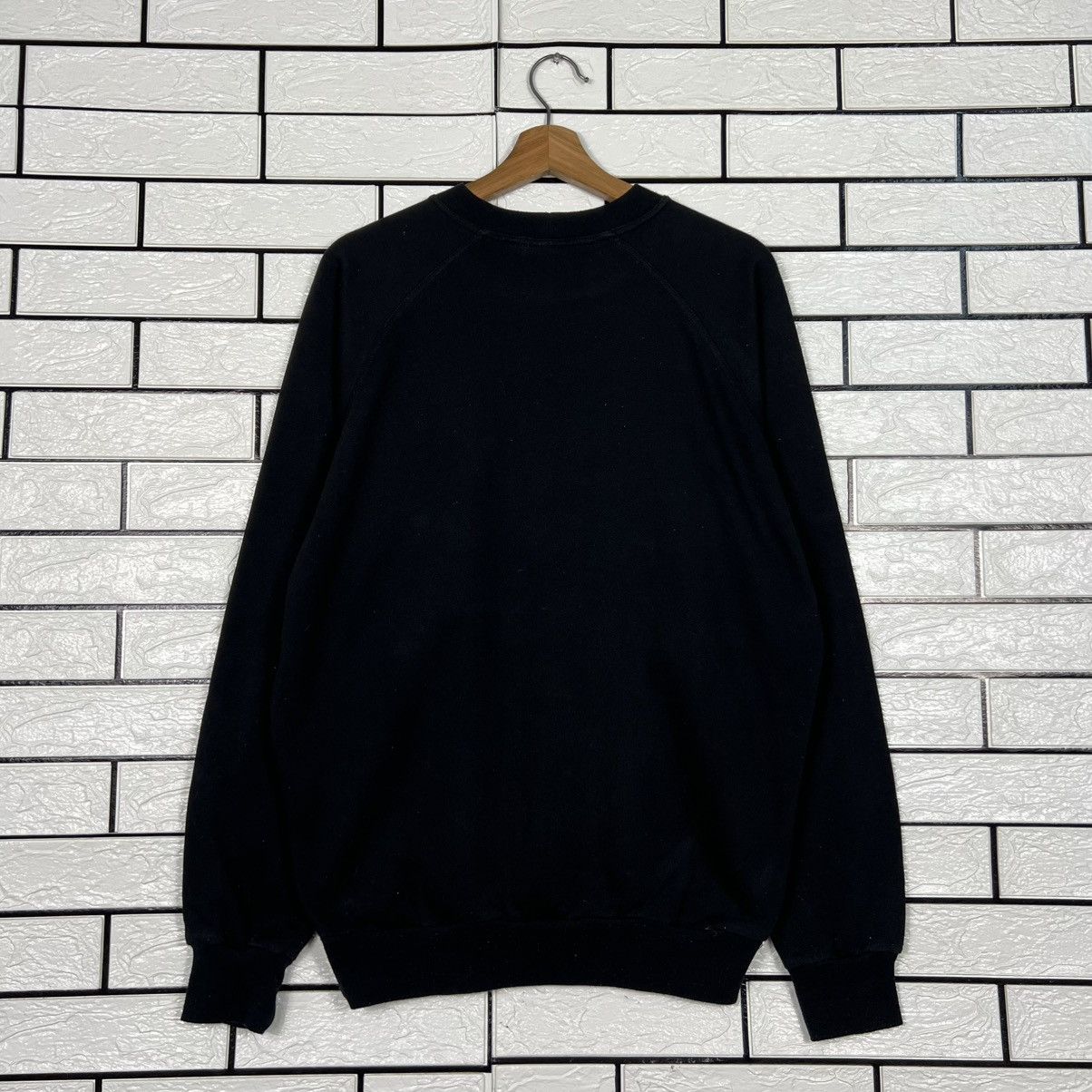 Trussardi TRUSSARDI Embroidery Big Logo Crewneck Sweatshirt #3949-C180 Size US M / EU 48-50 / 2 - 13 Thumbnail