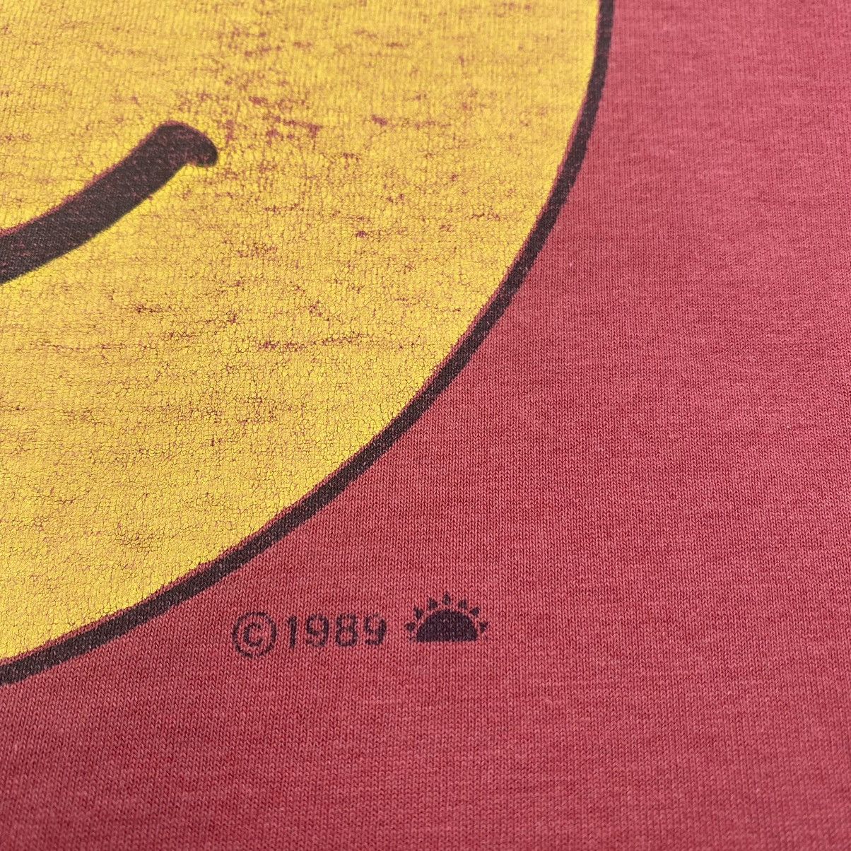Nirvana 🔥VERY RARE🔥 1989 Head Shotted Smiley tee Size US M / EU 48-50 / 2 - 4 Thumbnail